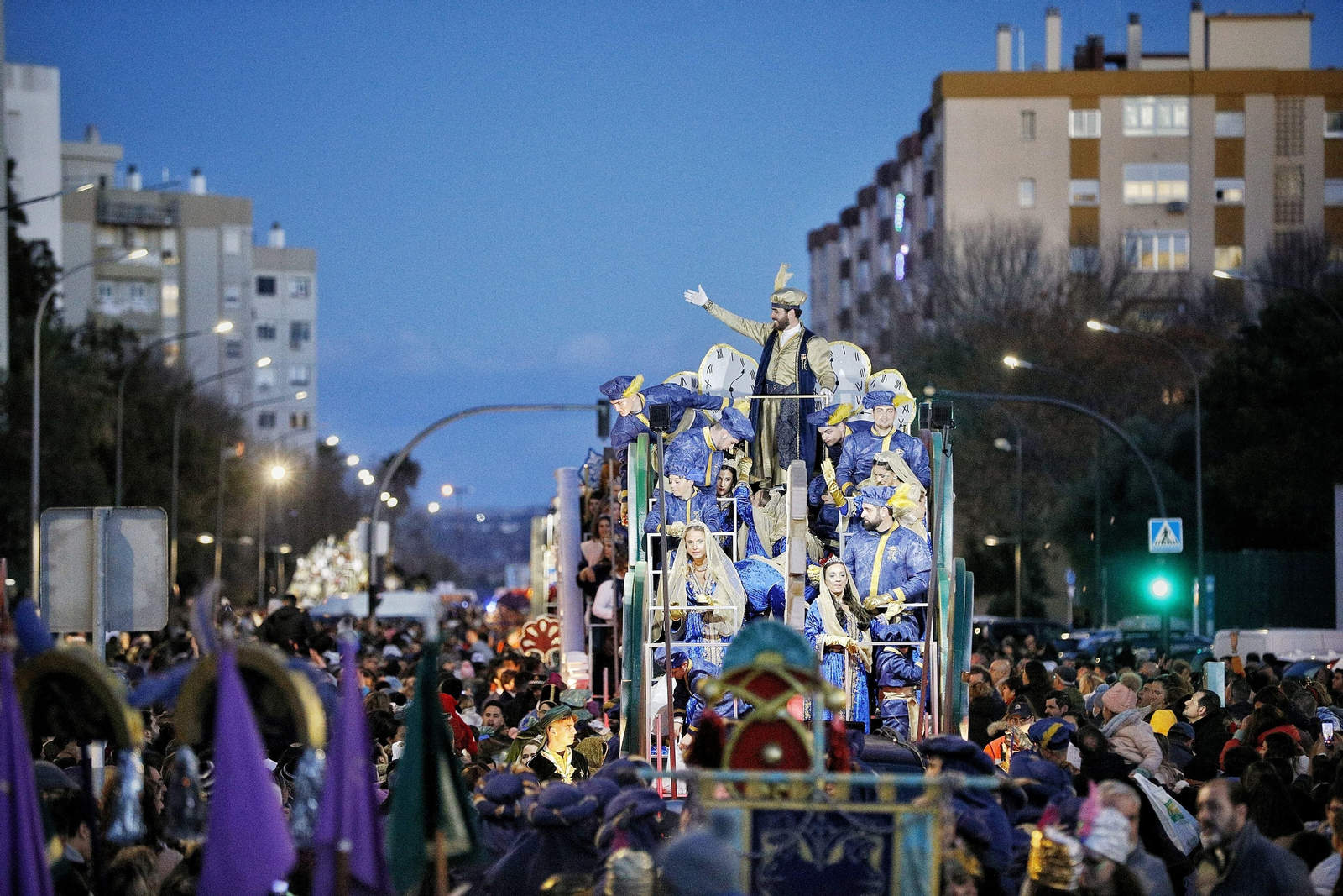 La Cabalgata de Reyes Magos de San Fernando, en imágenes