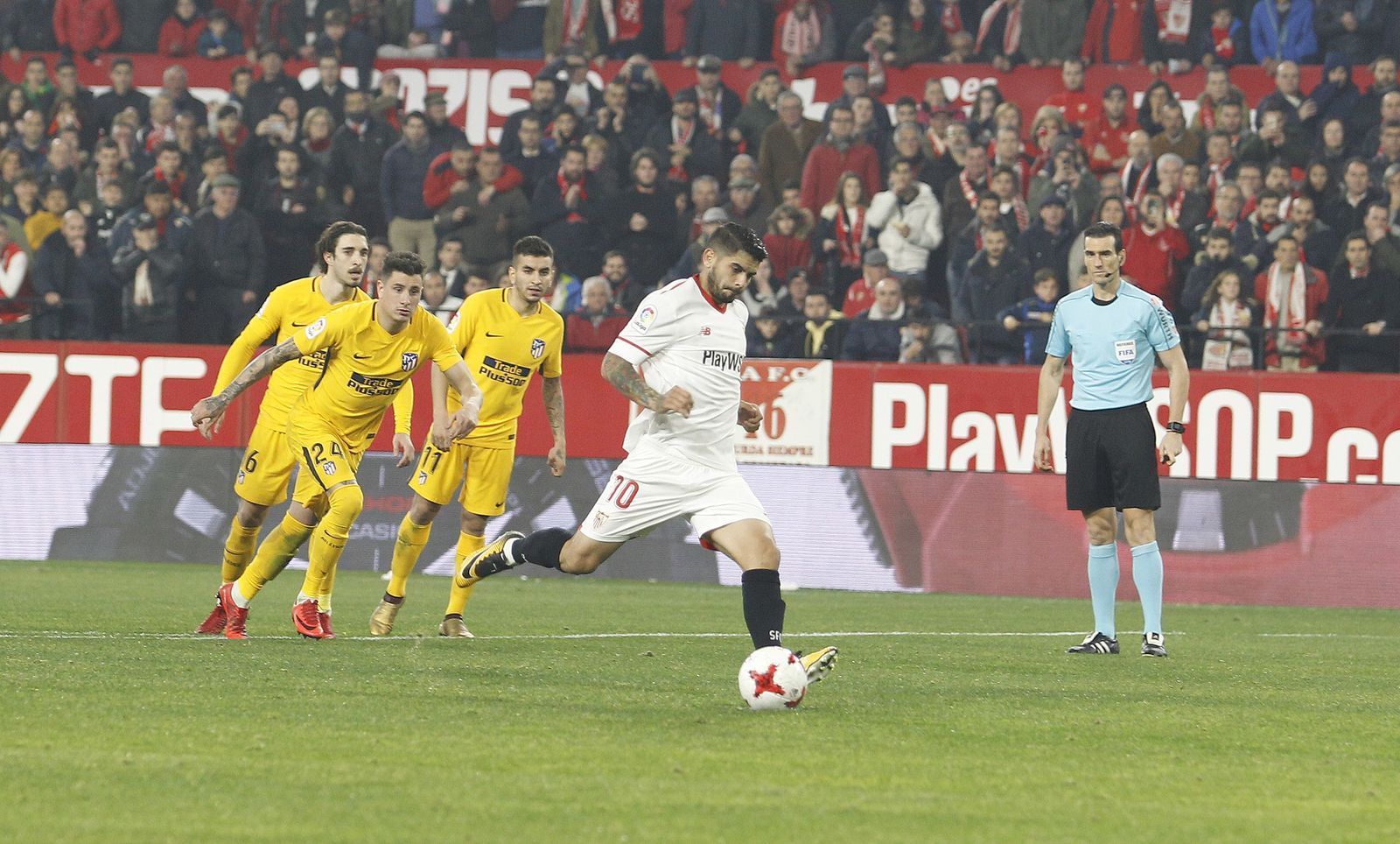 El Sevilla FC-Atlético de Madrid de Copa, en imágenes