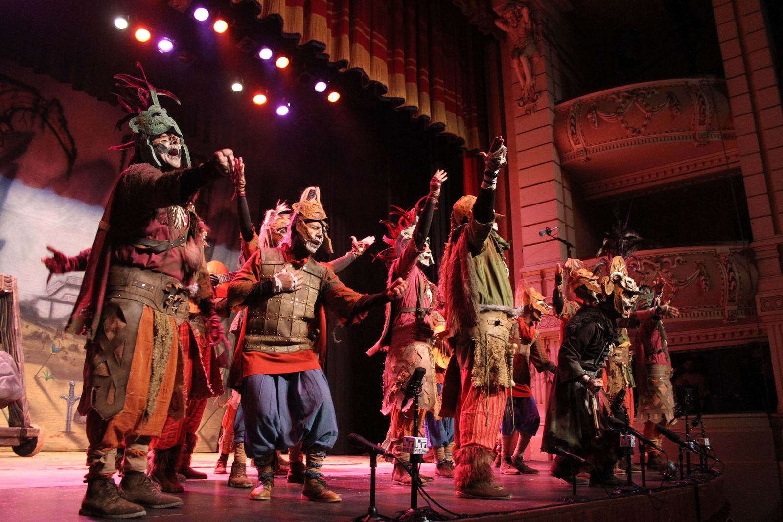 Imágenes del primer día de preliminares de concurso del Carnaval Colombino 2018