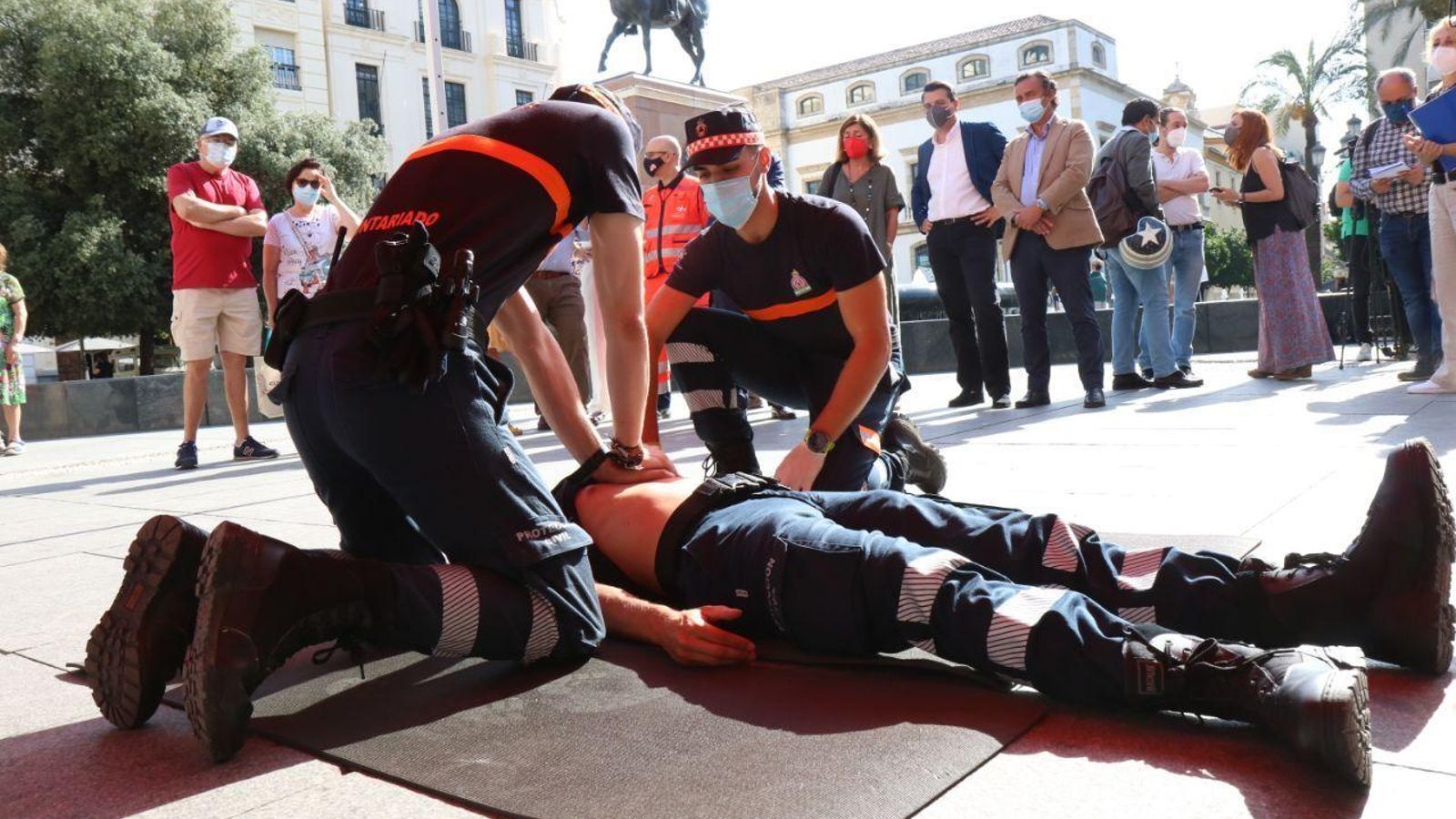 Demostración de una RCP.