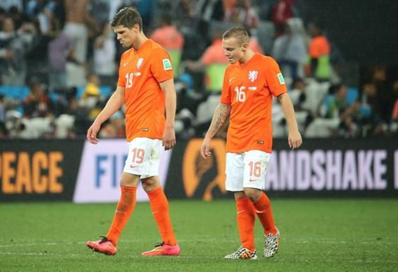 Las imágenes del Holanda-Argentina