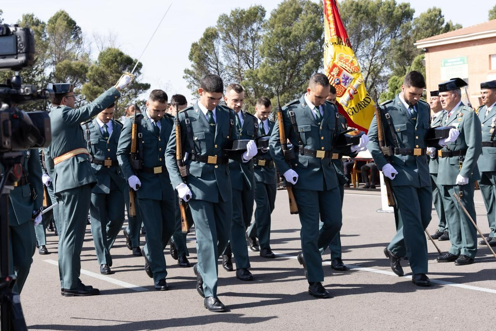 Jura de bandera de la 130ª promoción de guardias civiles de la Academia de Baeza