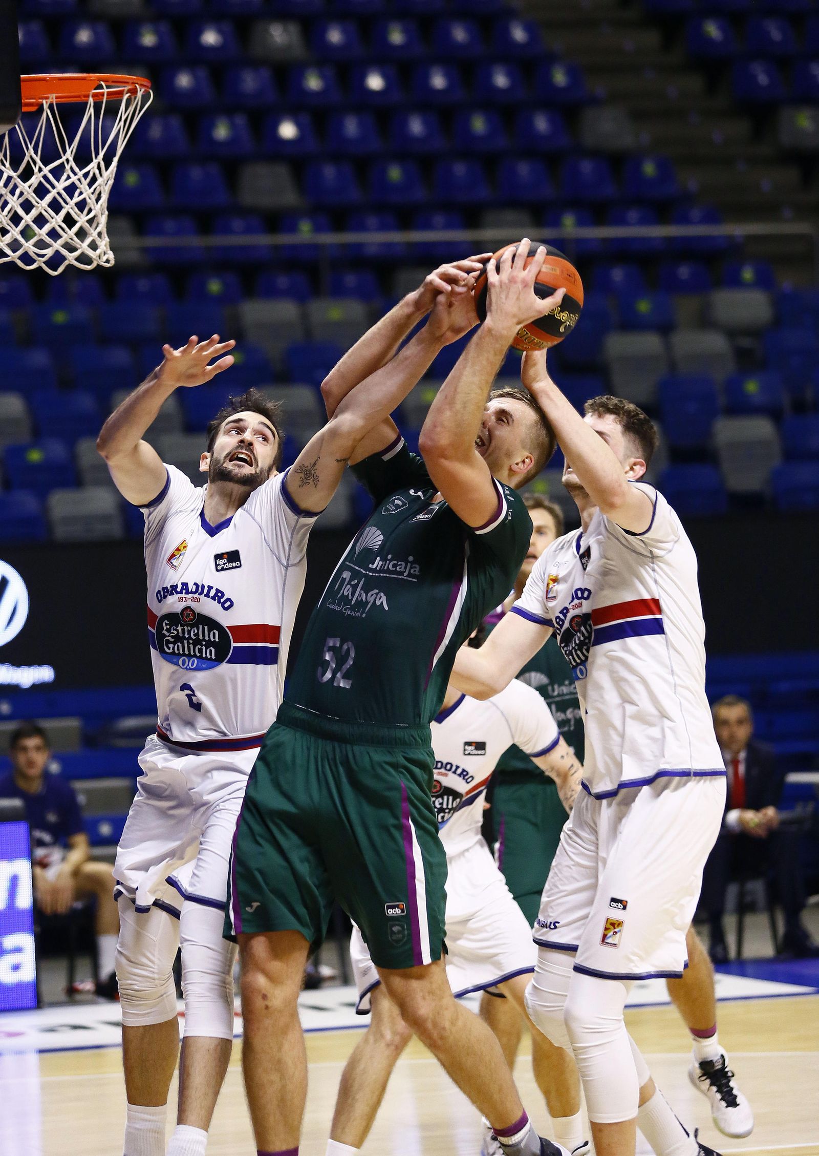 El Unicaja-Obradoiro, en fotos