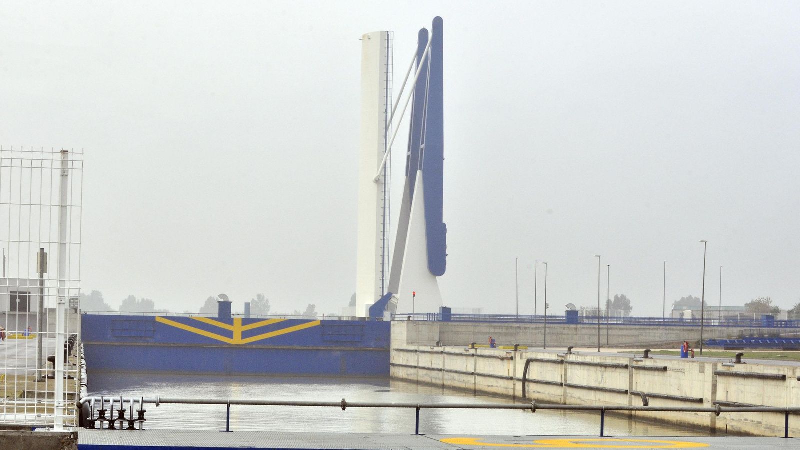 La nueva esclusa del Puerto de Sevilla.