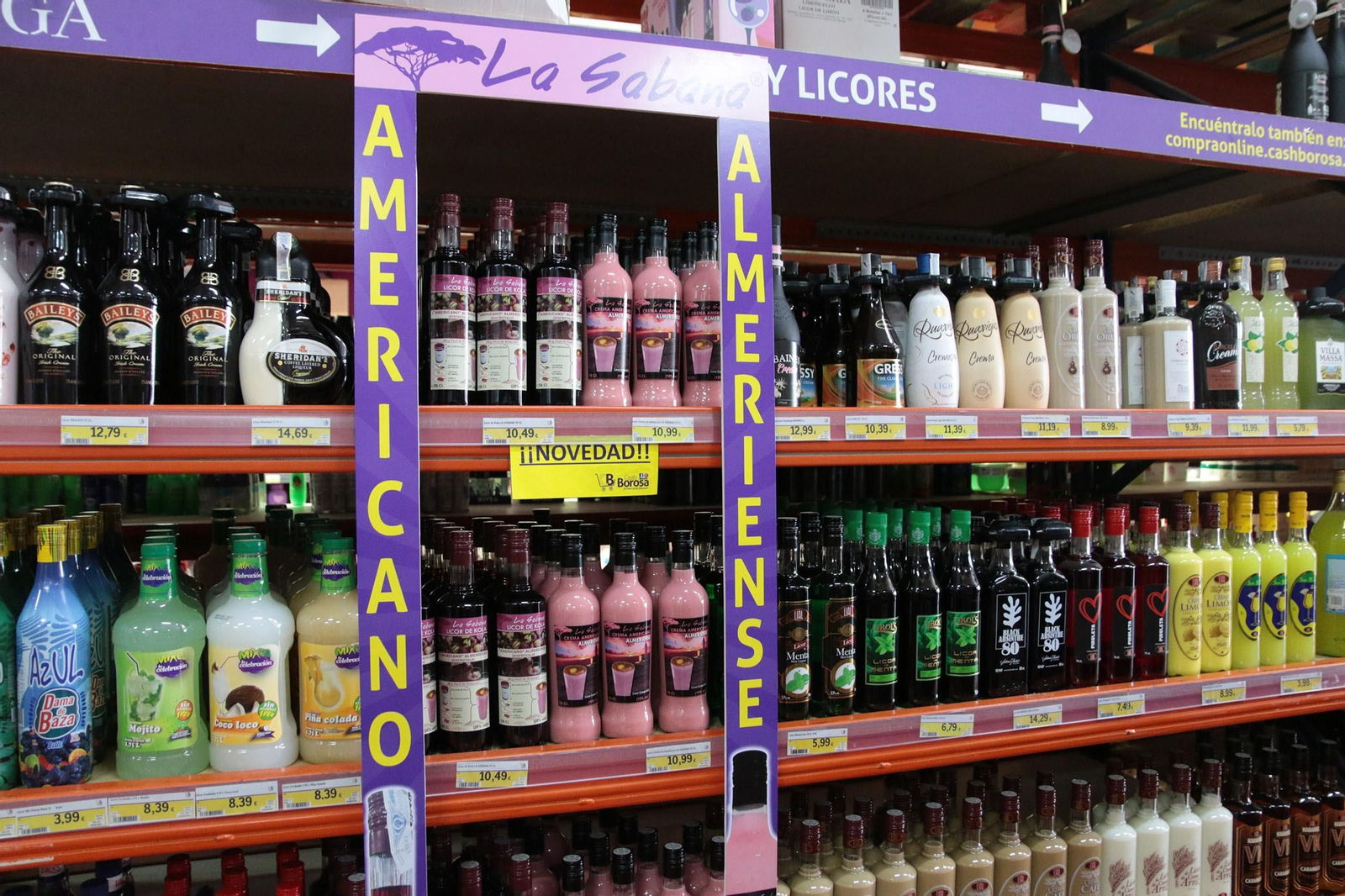 Así es la crema de Americano que vende Cash Borosa en Almería