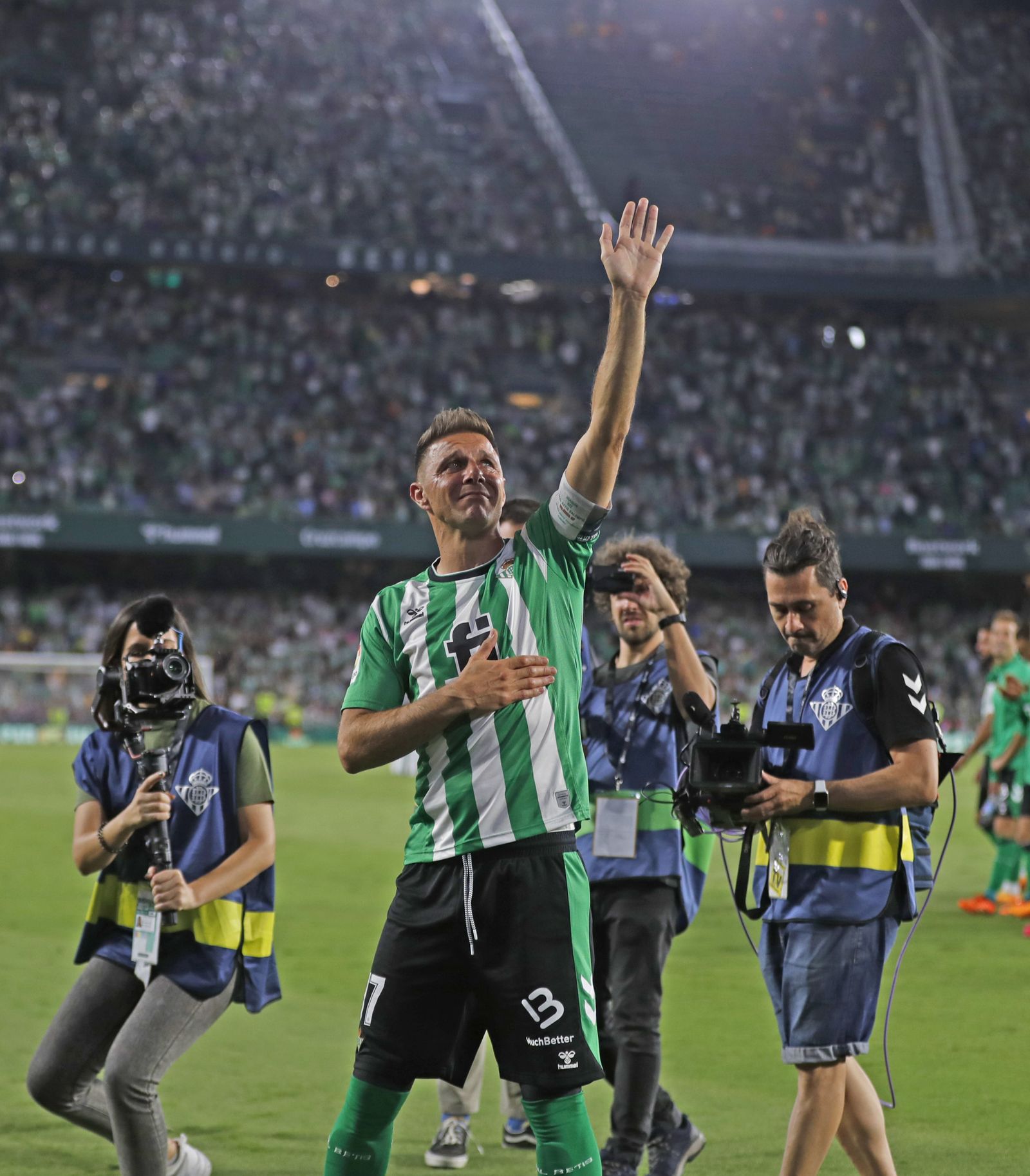 Fotos de la celebración de despedida como jugador del Betis