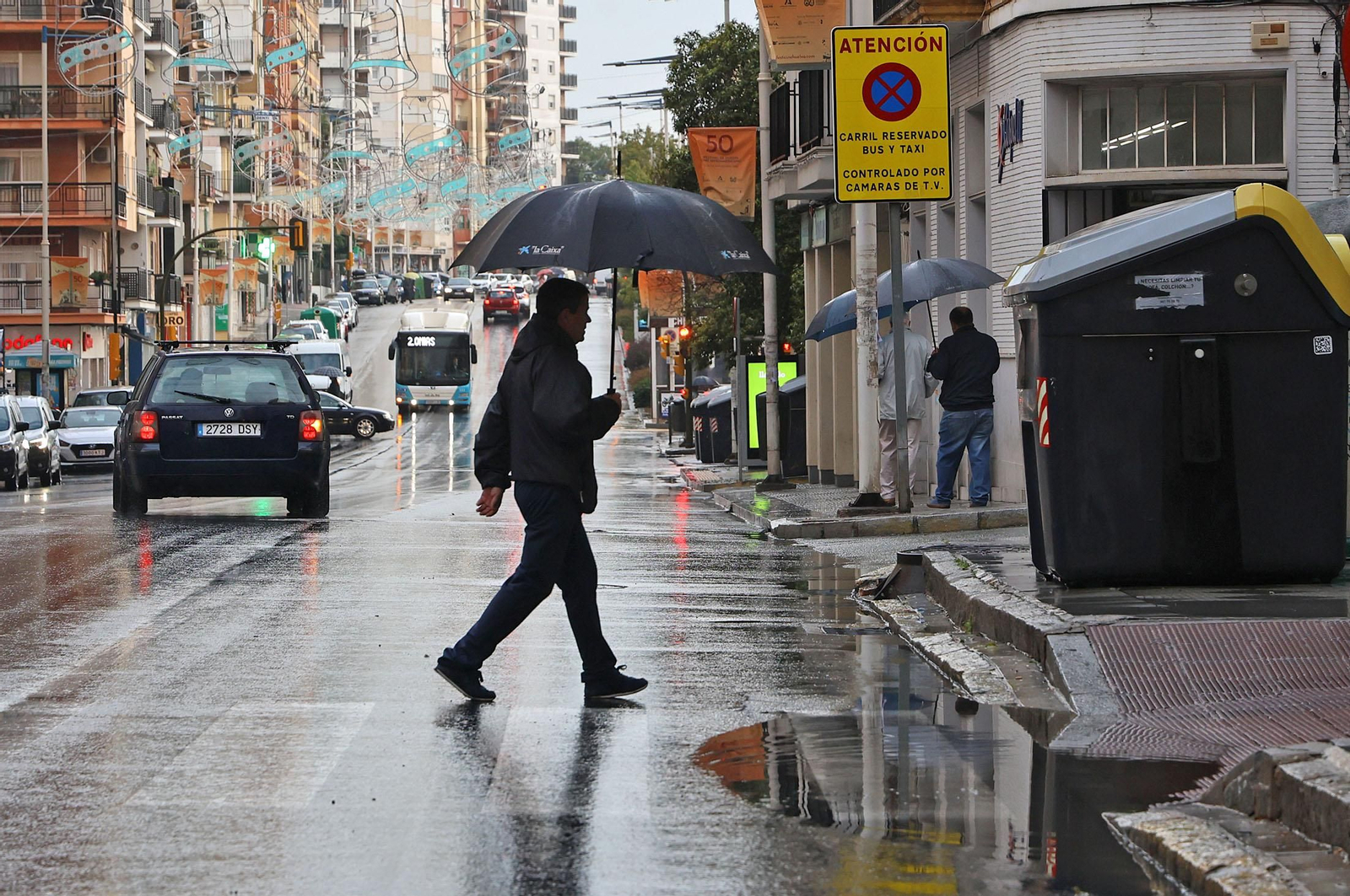 Imágenes del paso de la DANA por Huelva en la mañana del viernes