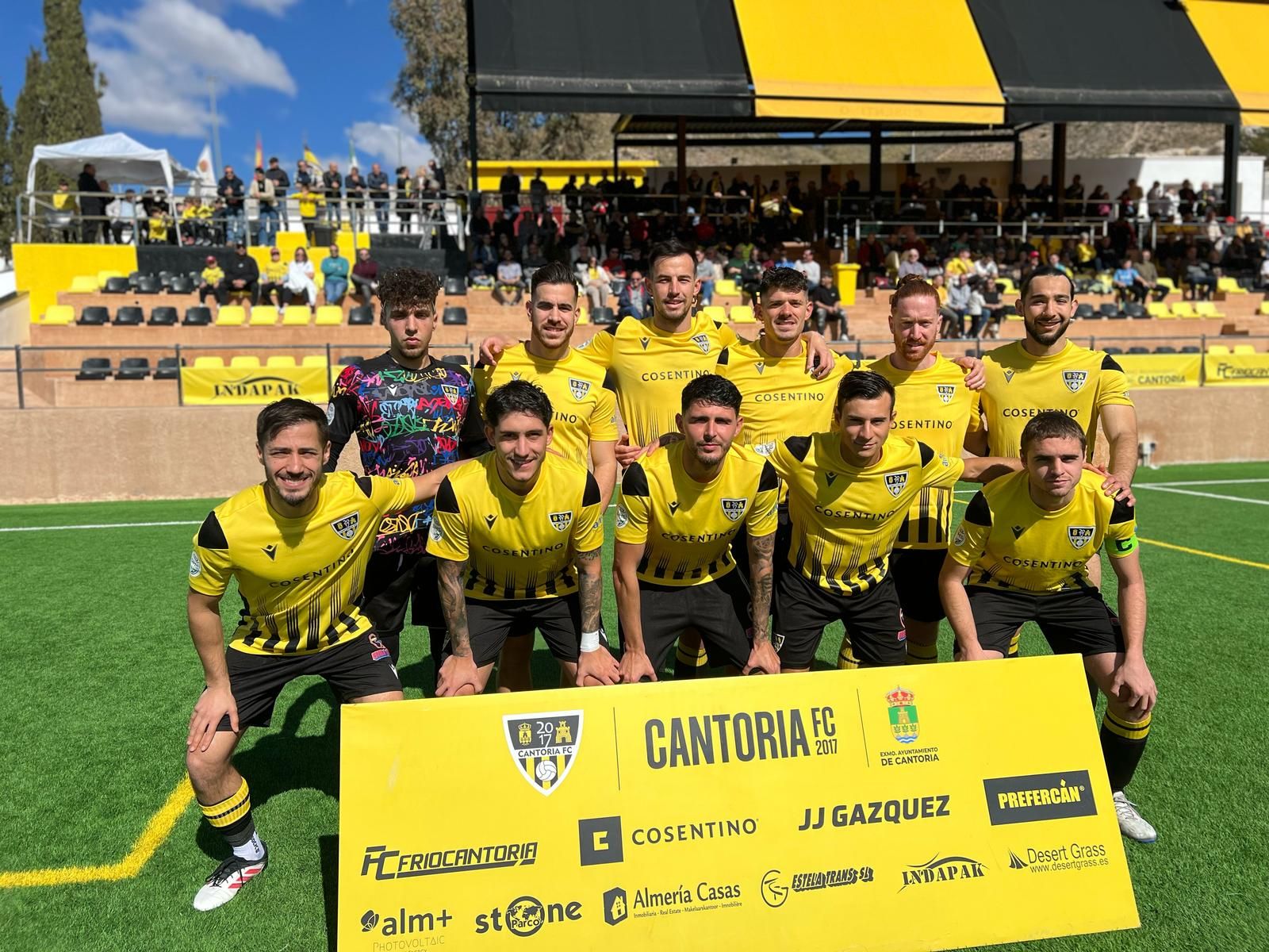 Once presentado por el Cantoria en su encuentro de este pasado fin de semana contra el Alhaurín de la Torre.