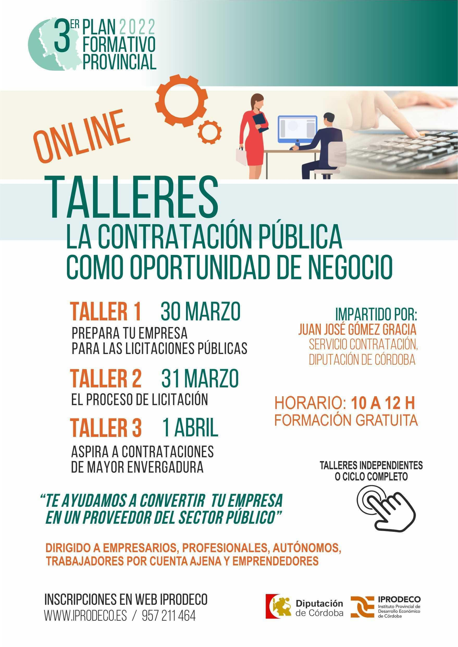 Imagen del programa de los talleres. Imagen del programa de los talleres.