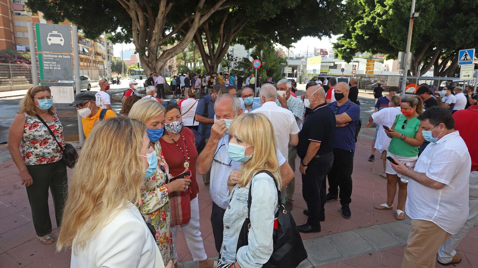 Concentración por el tren en Algeciras