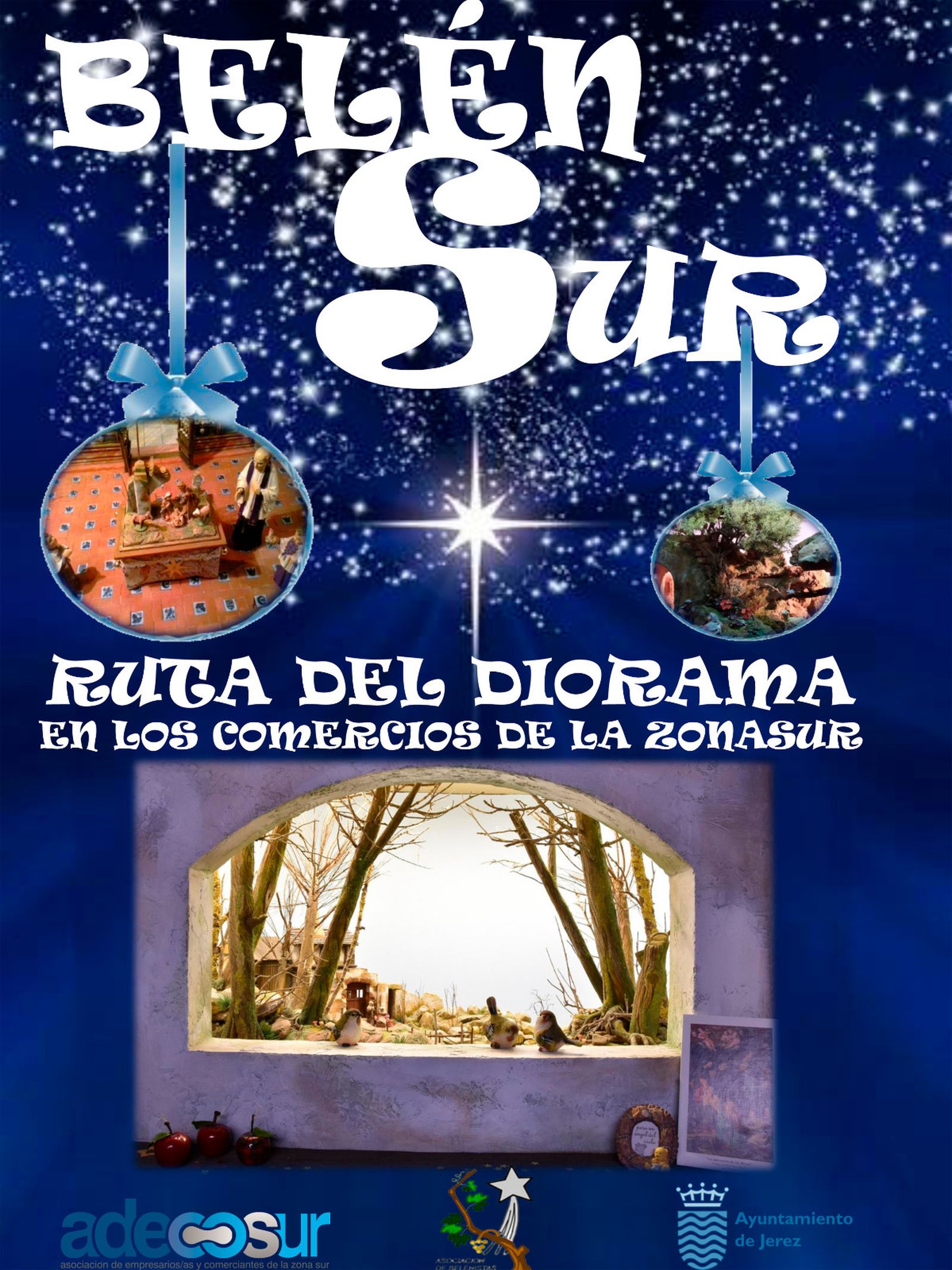 Adecosur presenta 'Belén sur', una ruta de dioramas por los comercios.