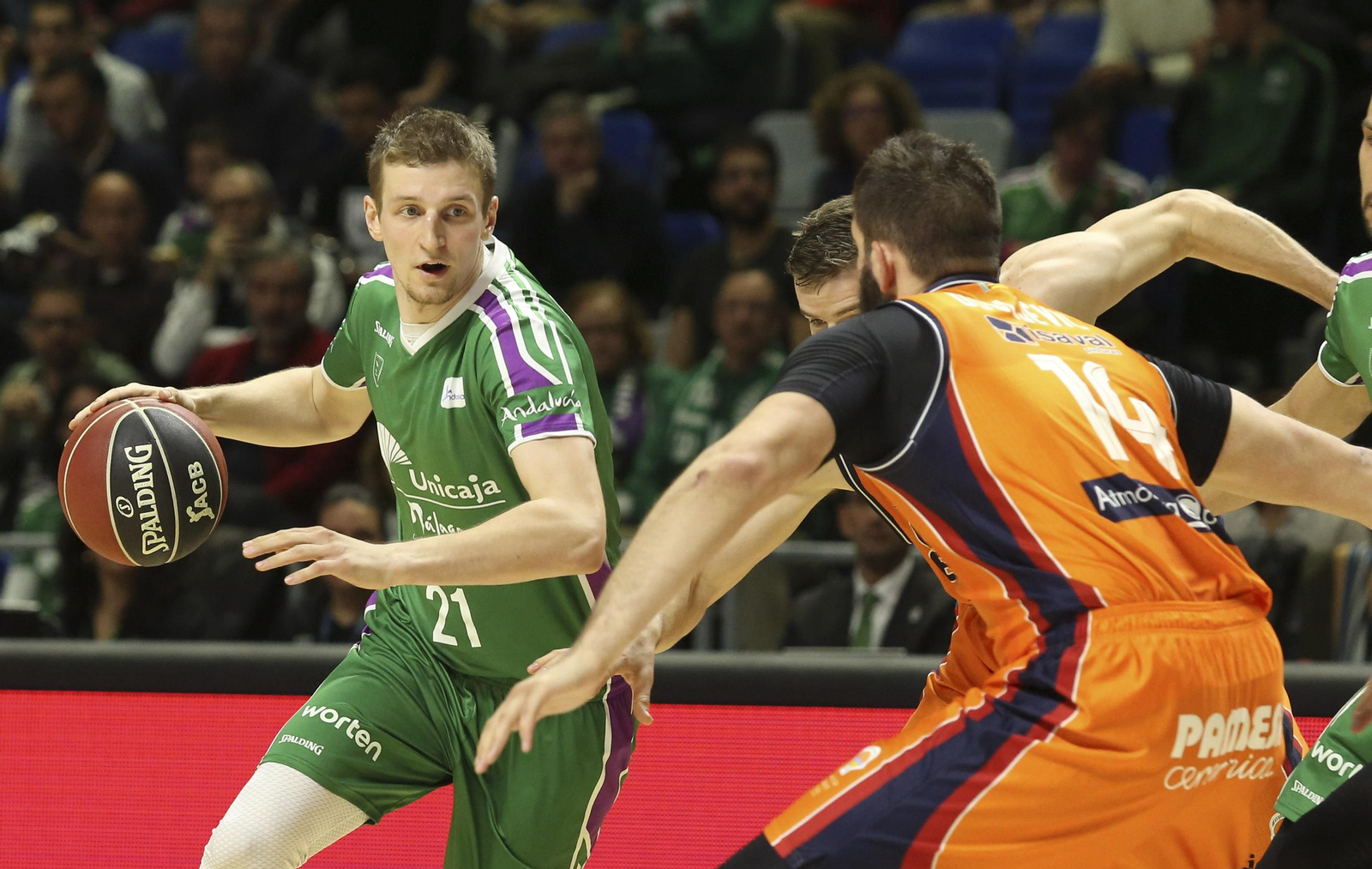 Los cinco años de Adam Waczynski en el Unicaja, en fotos