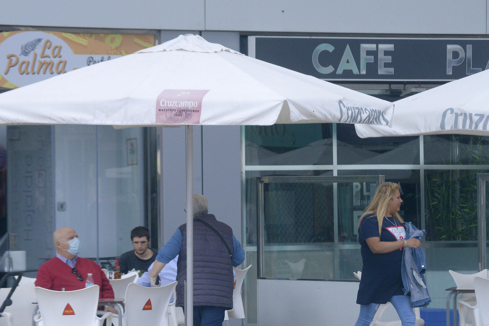 Terrazas  de Algeciras en la fase 1 despues del confinamiento