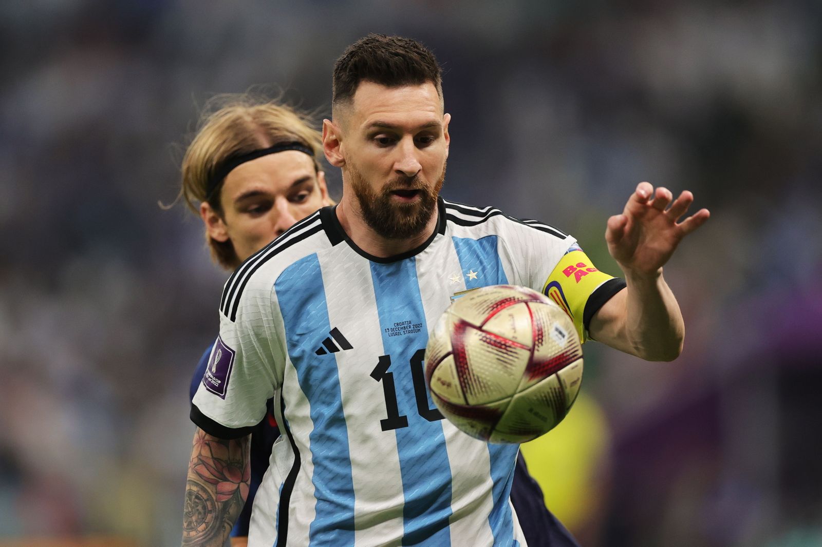 Las fotos de Messi contra Croacia