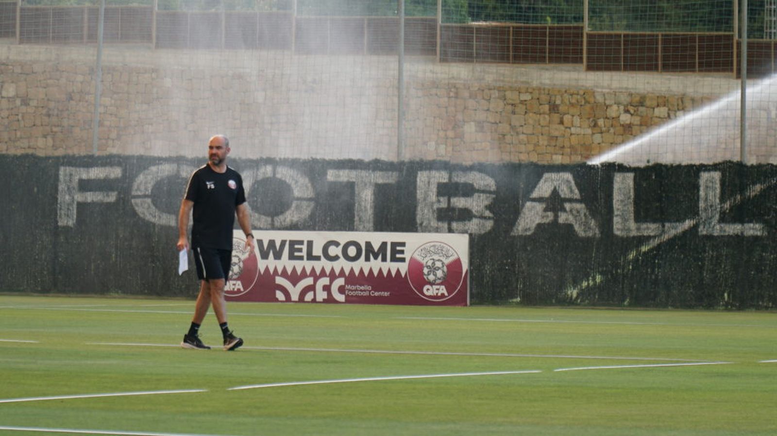 Félix Sánchez, seleccionador de Catar.