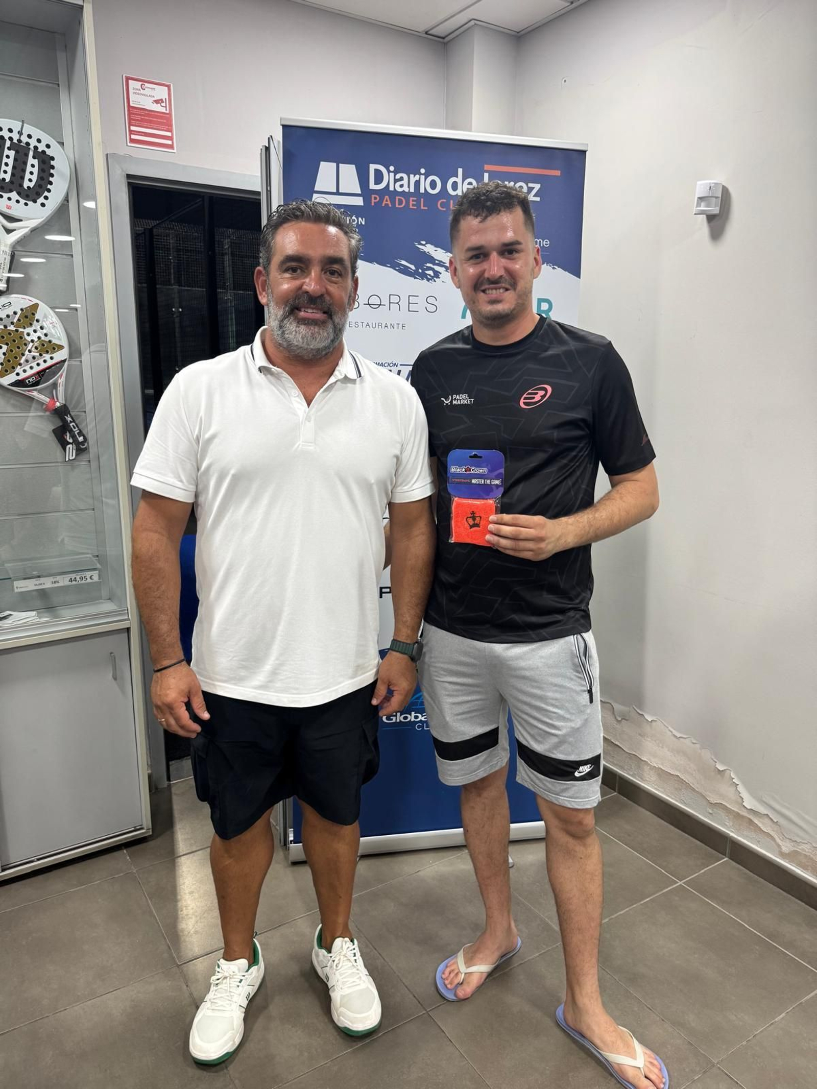 Imágenes de la entrega de trofeos de la X Diario de Jerez Pádel Cup