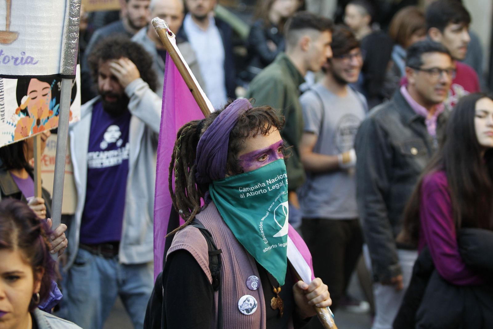 Fotogalería manifestación Día Internacional de la Mujer