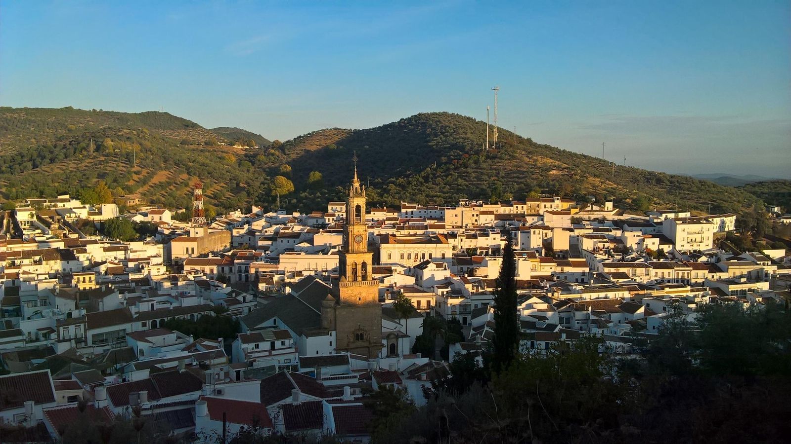 Constantina, vista desde su castillo.