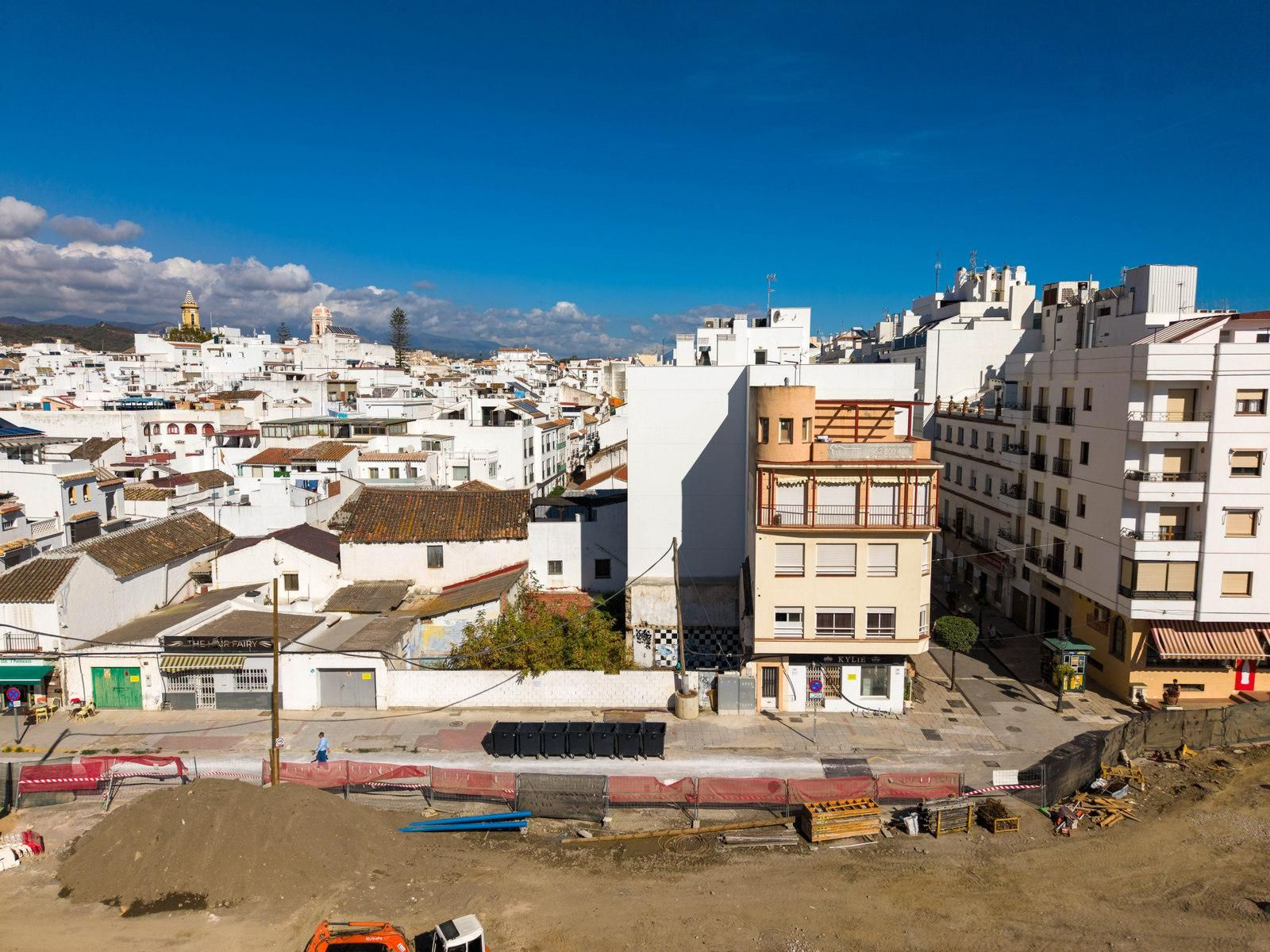 La zona en la que se construirá el nuevo sistema para la recogida de lluvias.