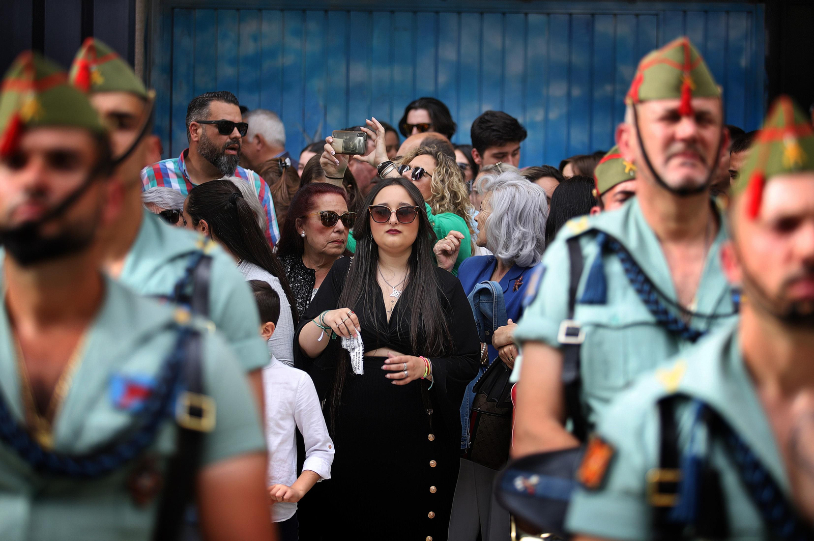 Sábado de Pasión: Imágenes de La Legión con el Cristo de la Vera+Cruz