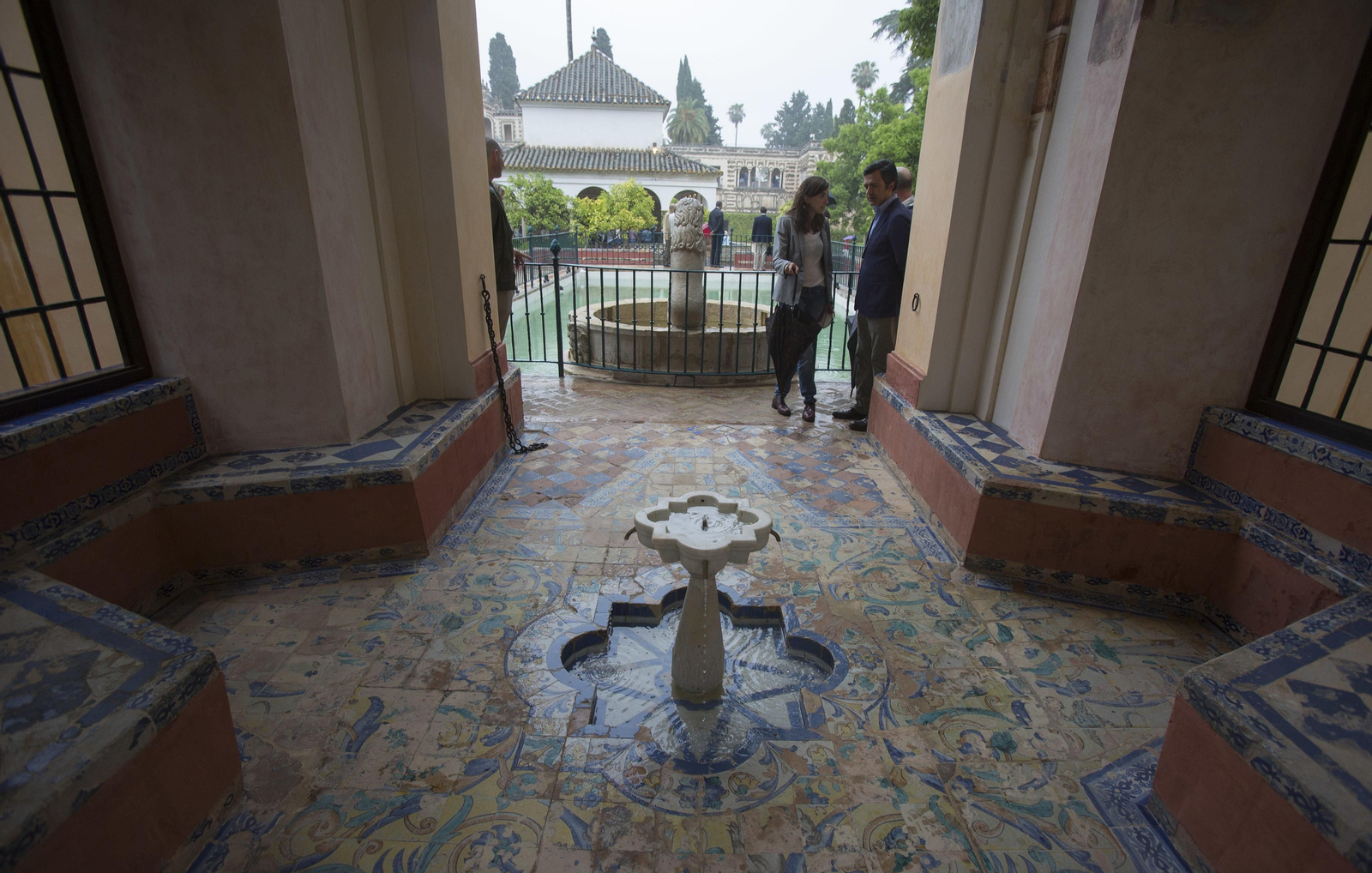 El Cenador del León del Alcázar tras su restauración