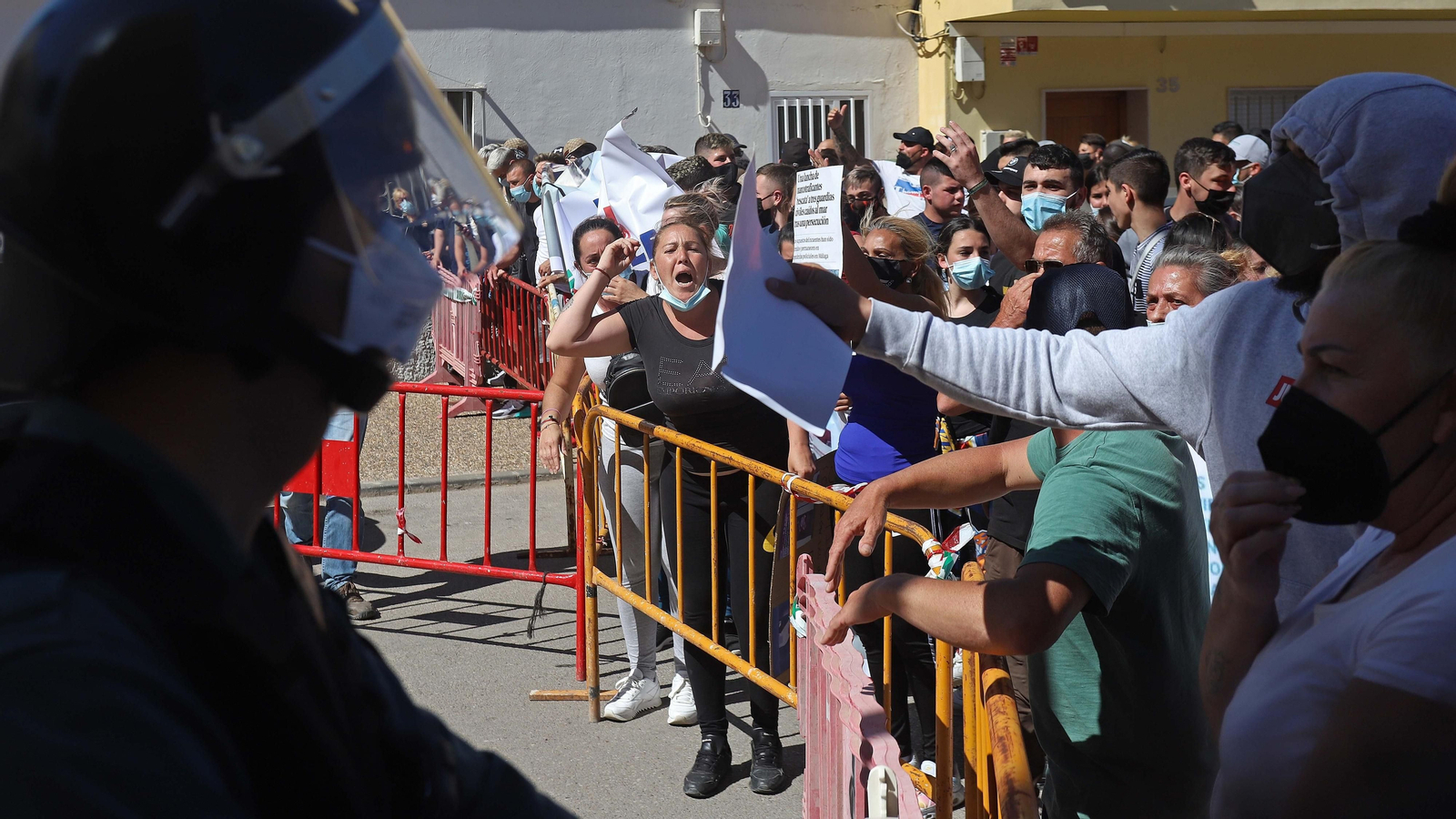 Fotos de la manifestación de La Atunara en La Línea