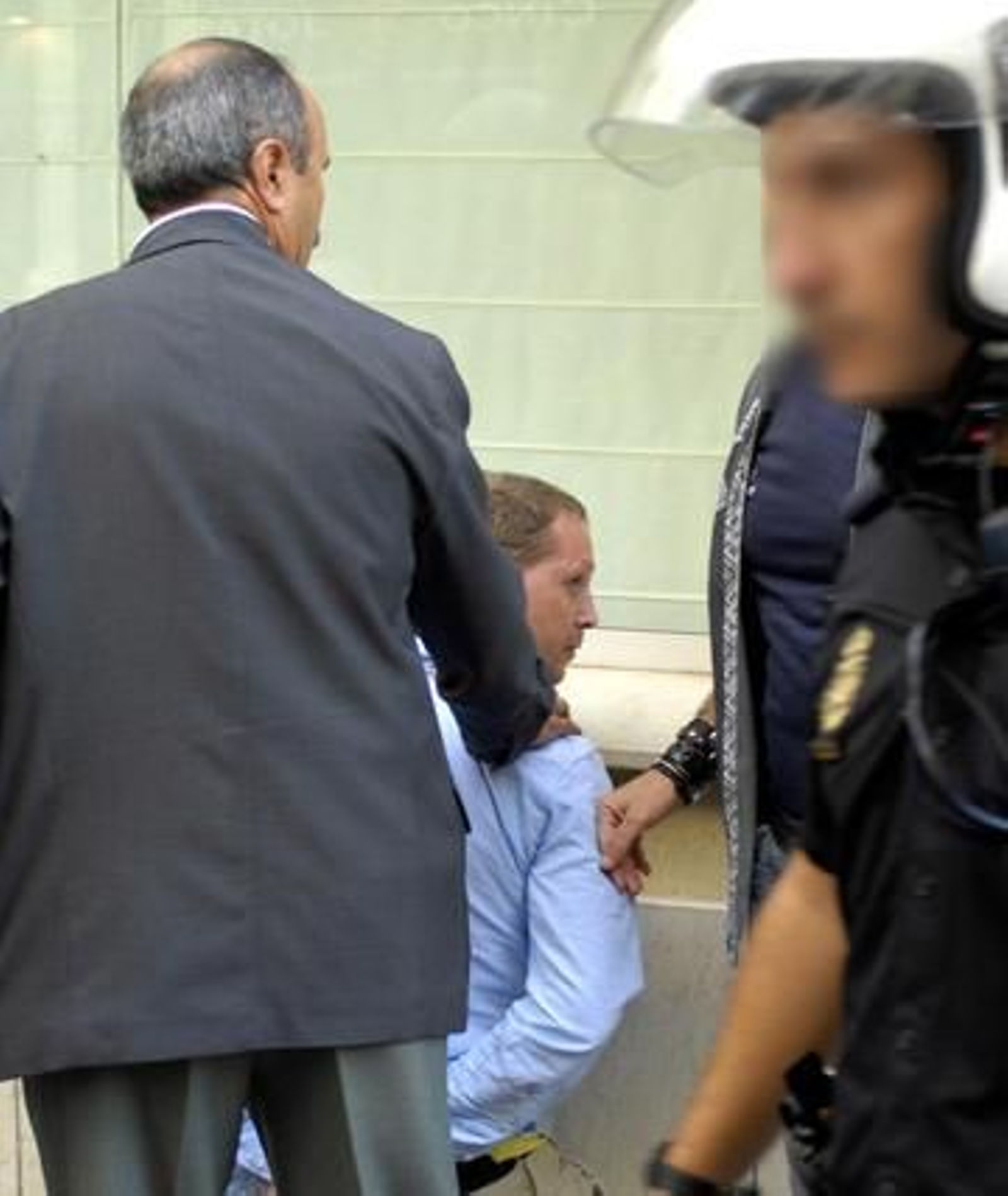 Uno de los dos detenidos.

Foto: Manuel Gómez