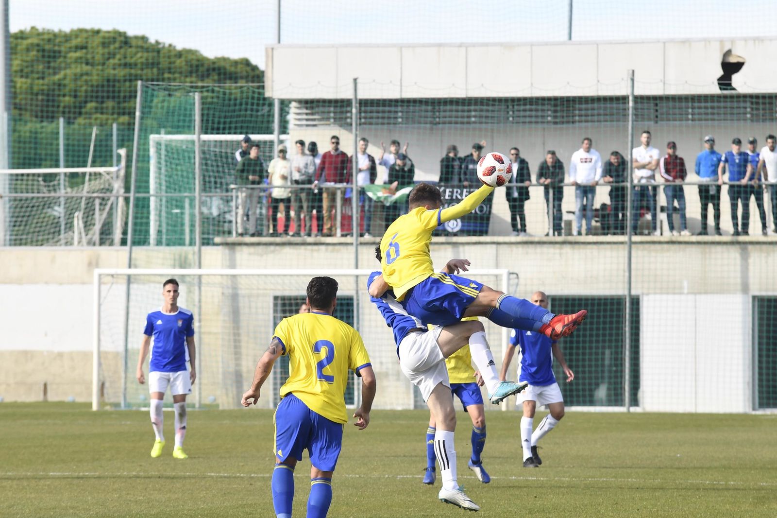 Imágenes del Cádiz B-Xerez CD (0-0)