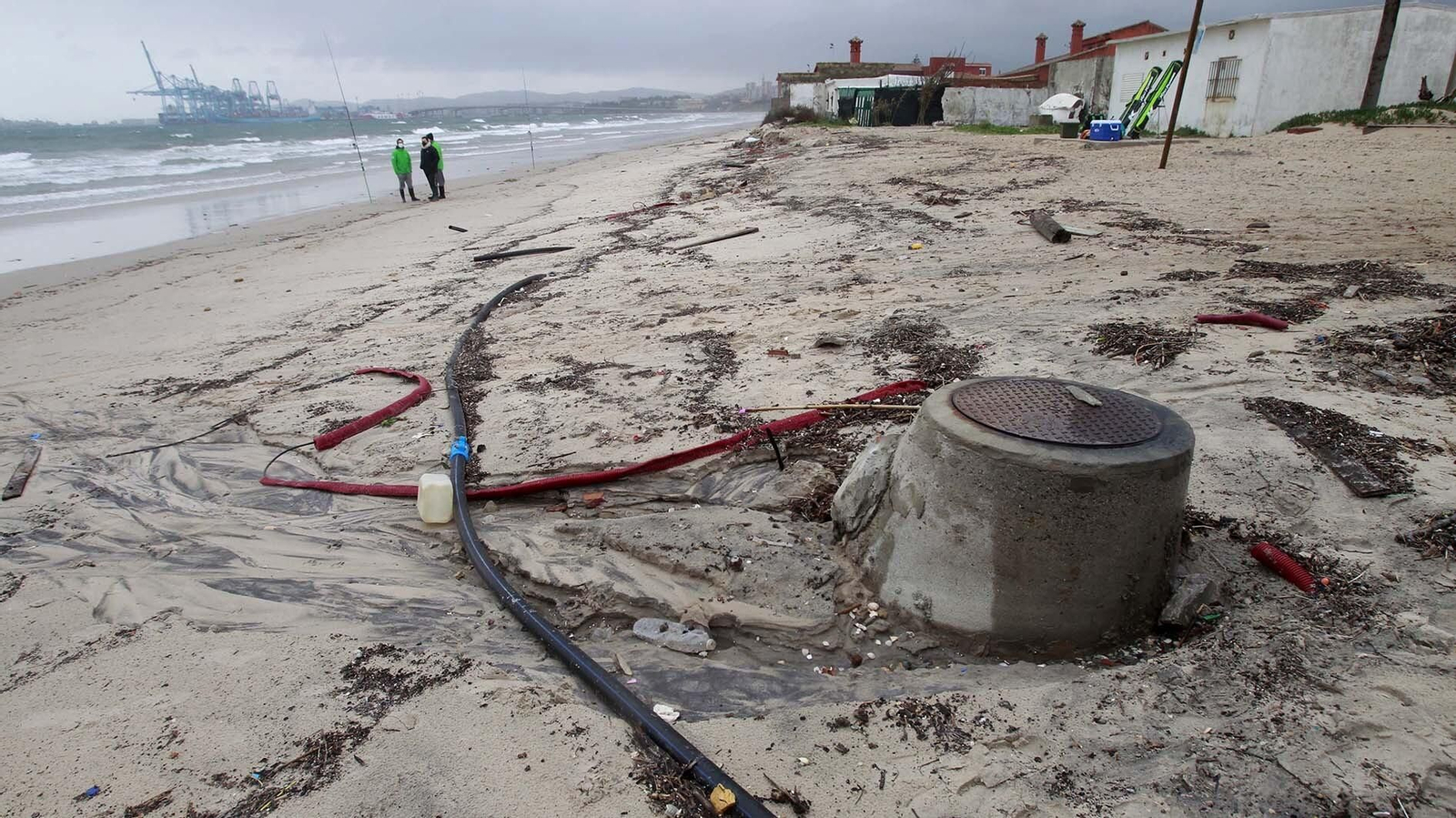 Las fotos del temporal en el Campo de Gibraltar