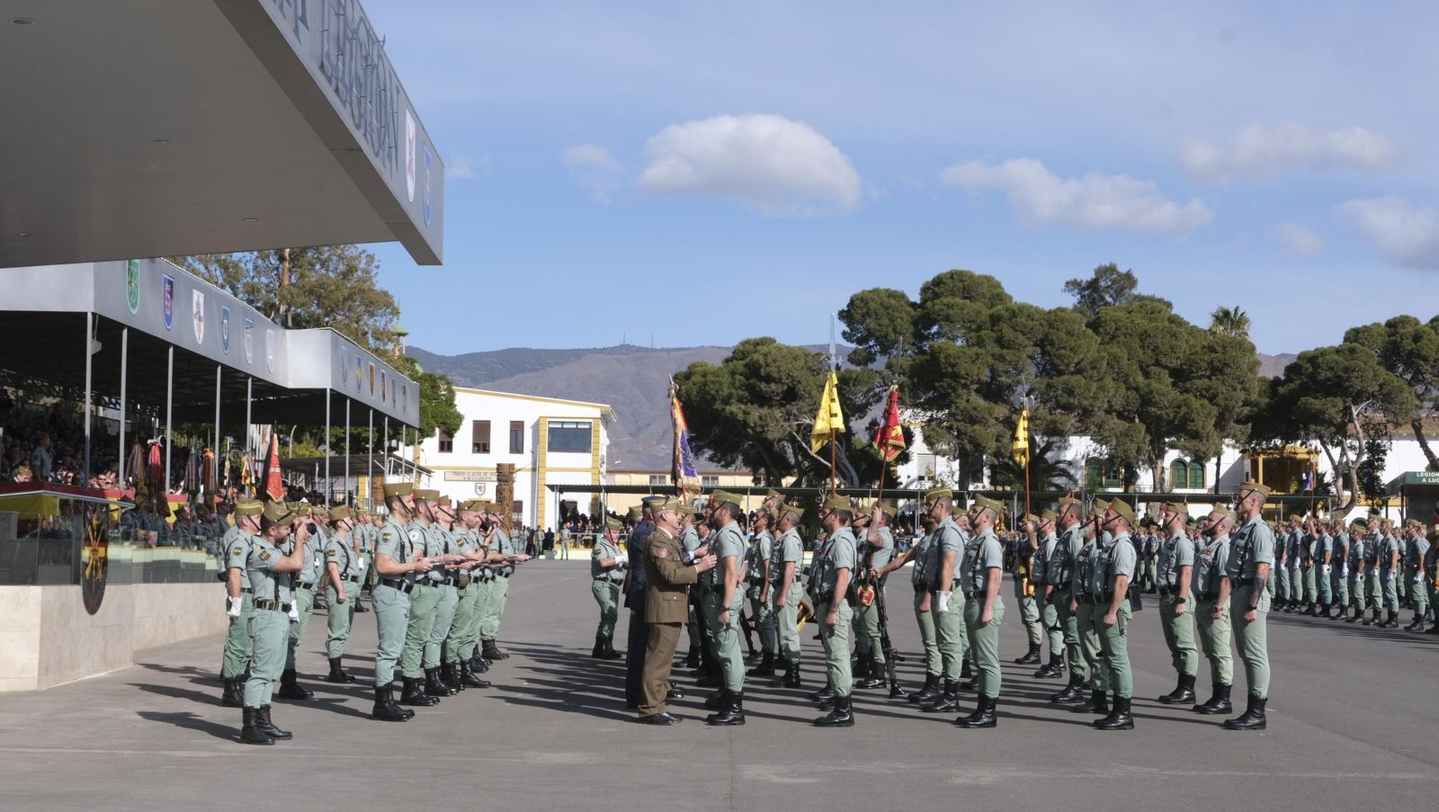 Conmemoración del Combate de Edchera en la Base Álvarez de Sotomayor de La Legión, en imágenes