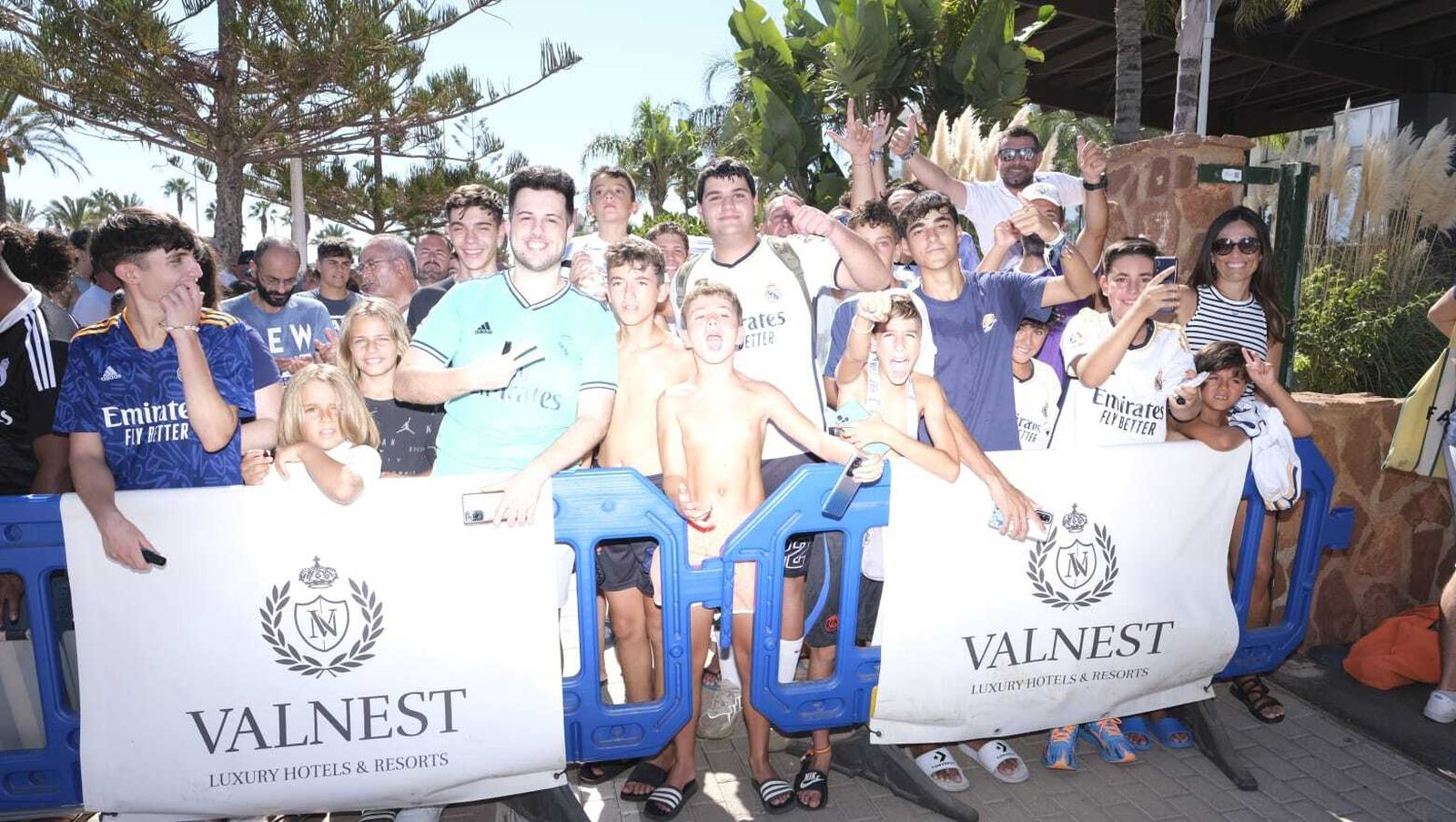 La llegada del Real Madrid a Almería en imágenes