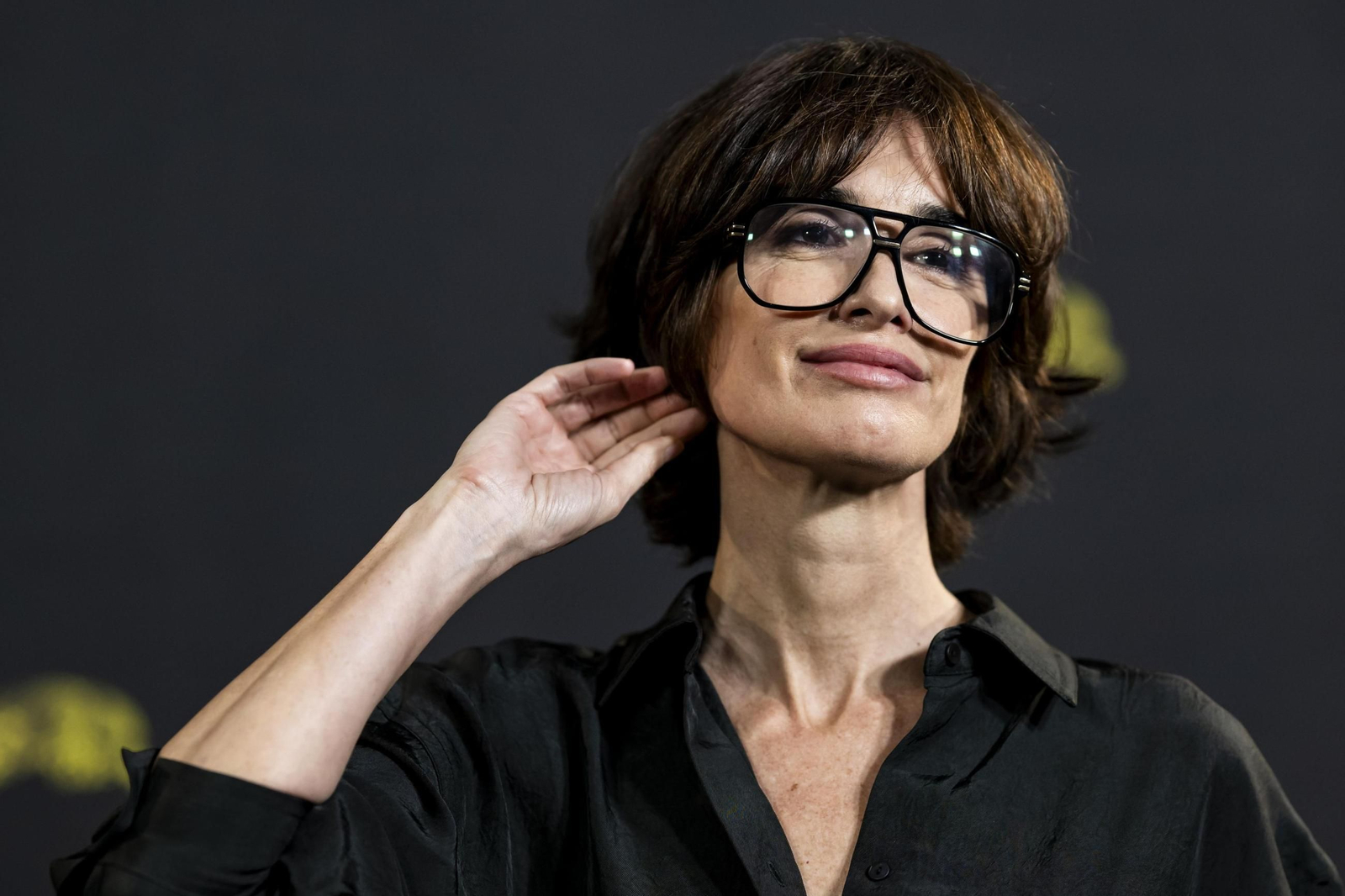 Paz Vega presentando su película 'Rita' en el Festival Locarno de Suiza.
