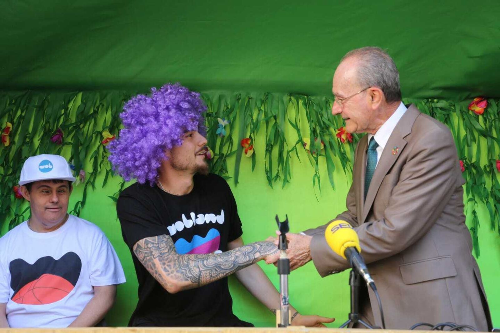 Las fotos de la visita de Juancho Hernangómez al Campus WOB CaixaBank