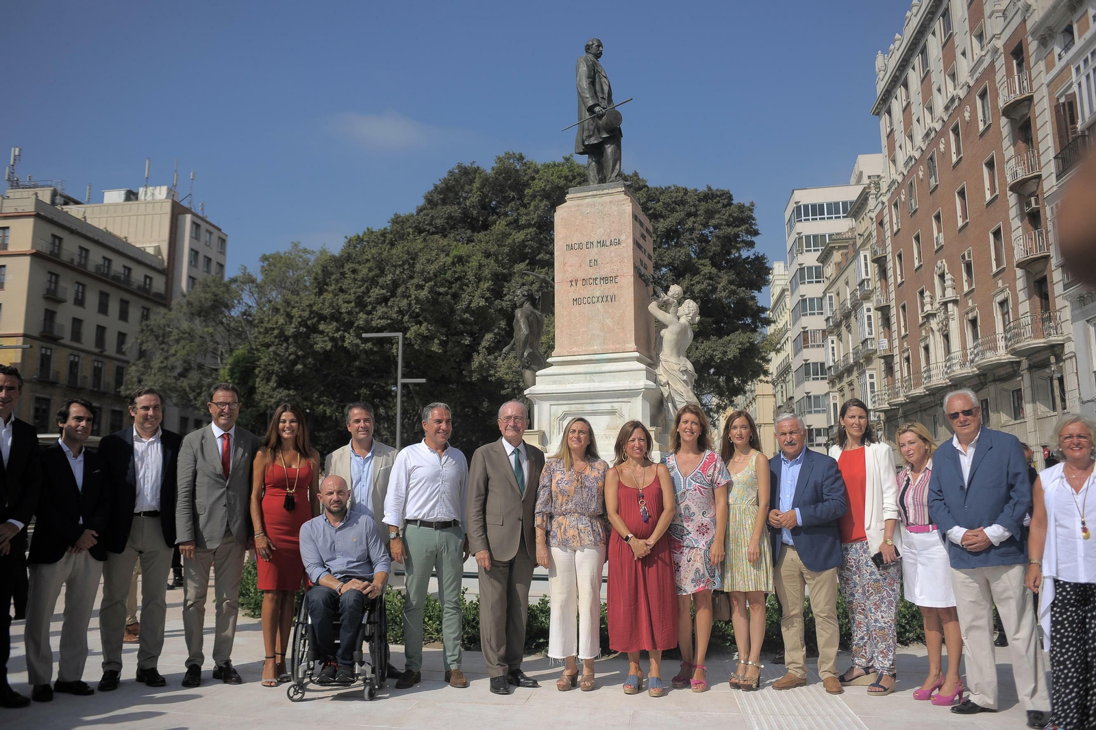 Fotos de la inauguración de los trabajos de reurbanización de la Alameda Fotos de la inauguración de los trabajos de reurbanización de la Alameda