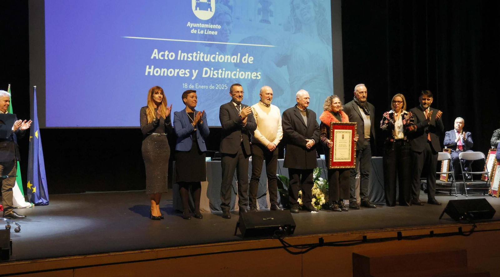 Fotos del acto de entrega de reconocimientos por el 155 aniversario de La Línea
