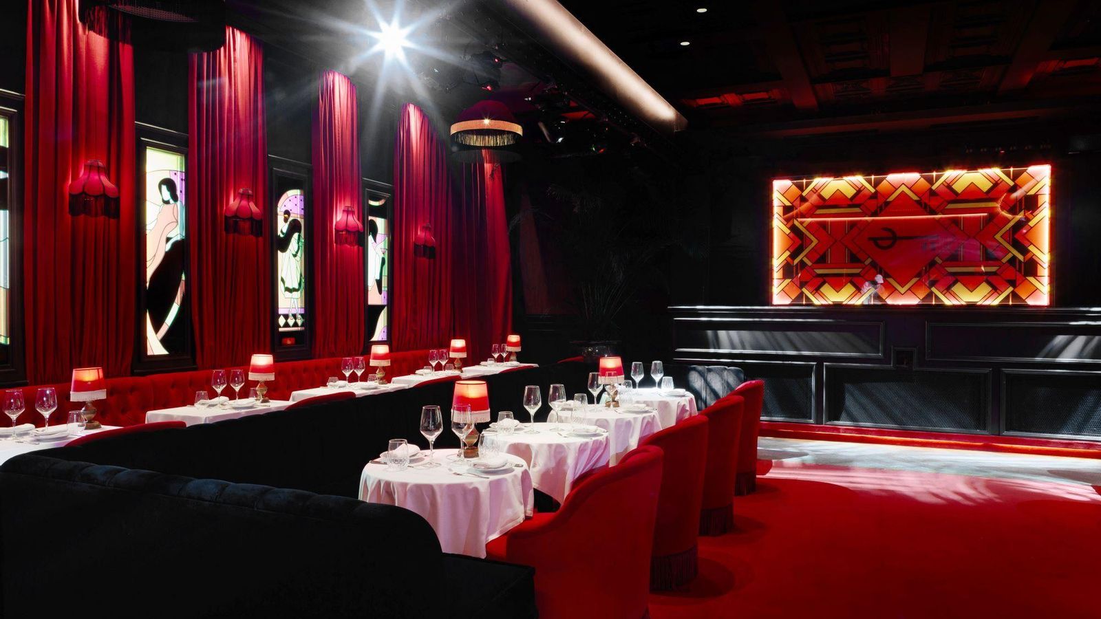 Sala del restaurante Motel Particulier