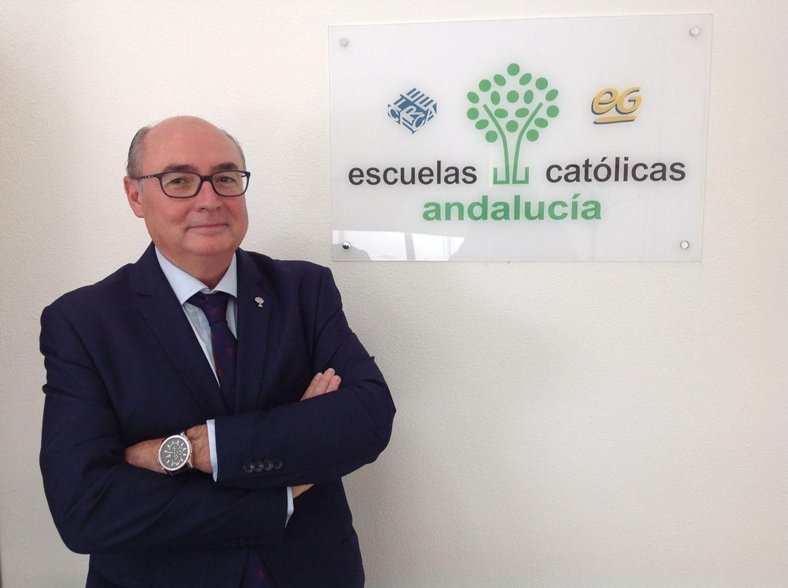 El secretario general de Escuelas Católicas de Andalucía, Carlos Ruiz