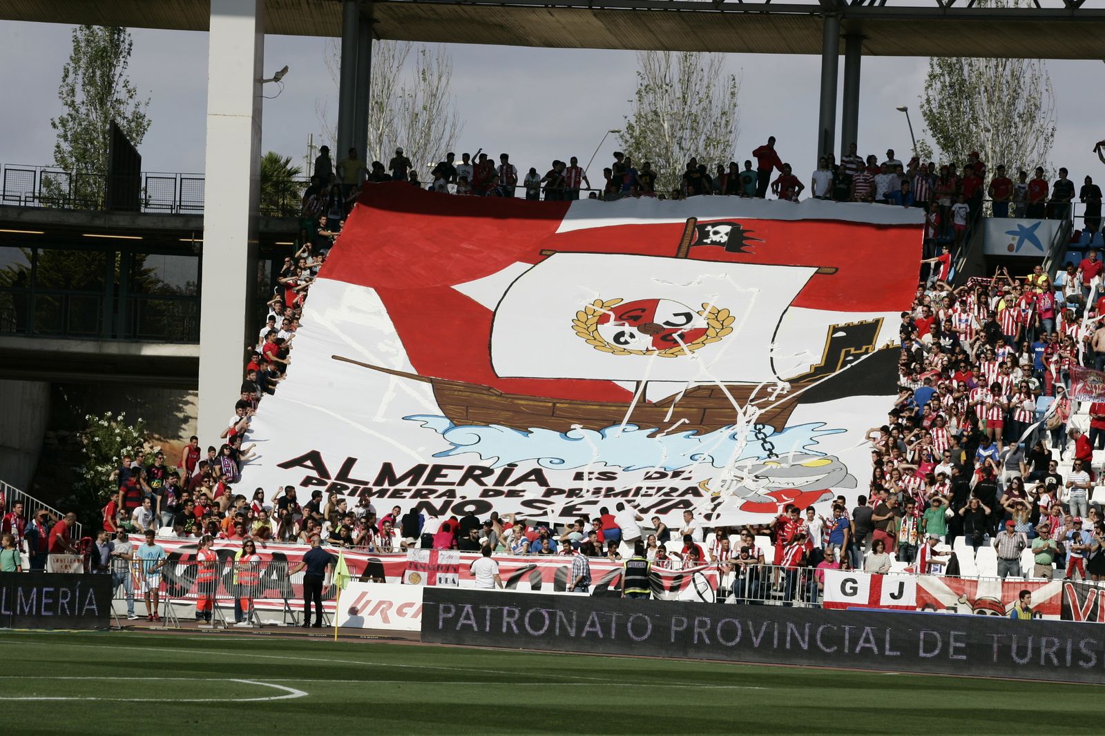 Grada Joven lleva muchos años ocupando una esquina de Preferencia