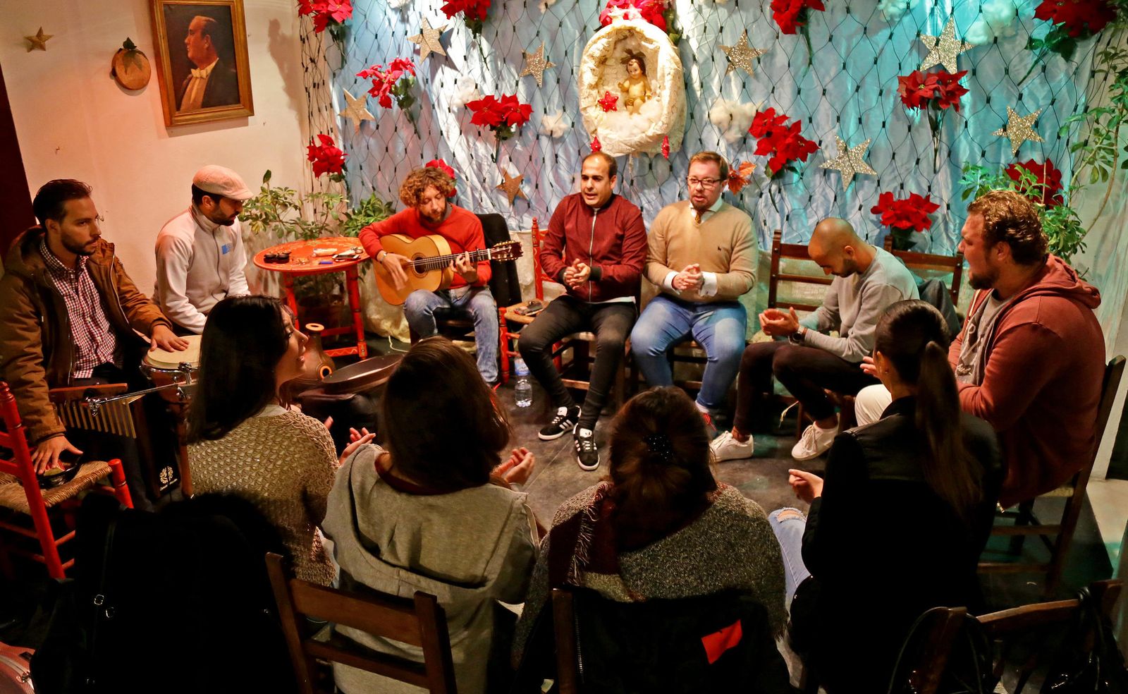 Un momento de los ensayos del espectáculo.