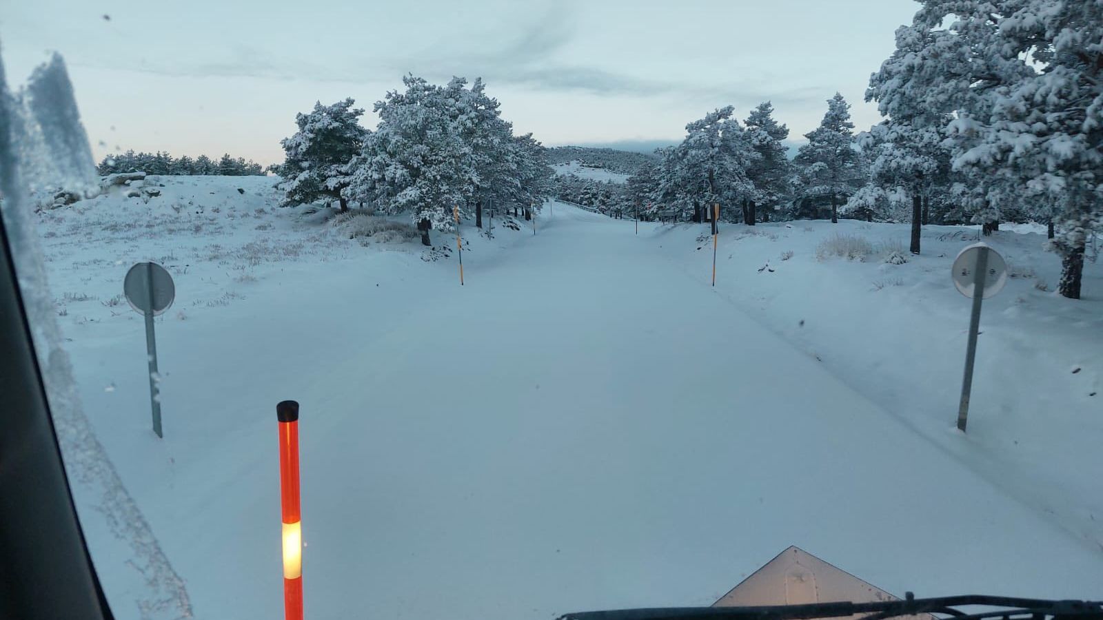Última nevada en Almería este pasado 25 de diciembre.