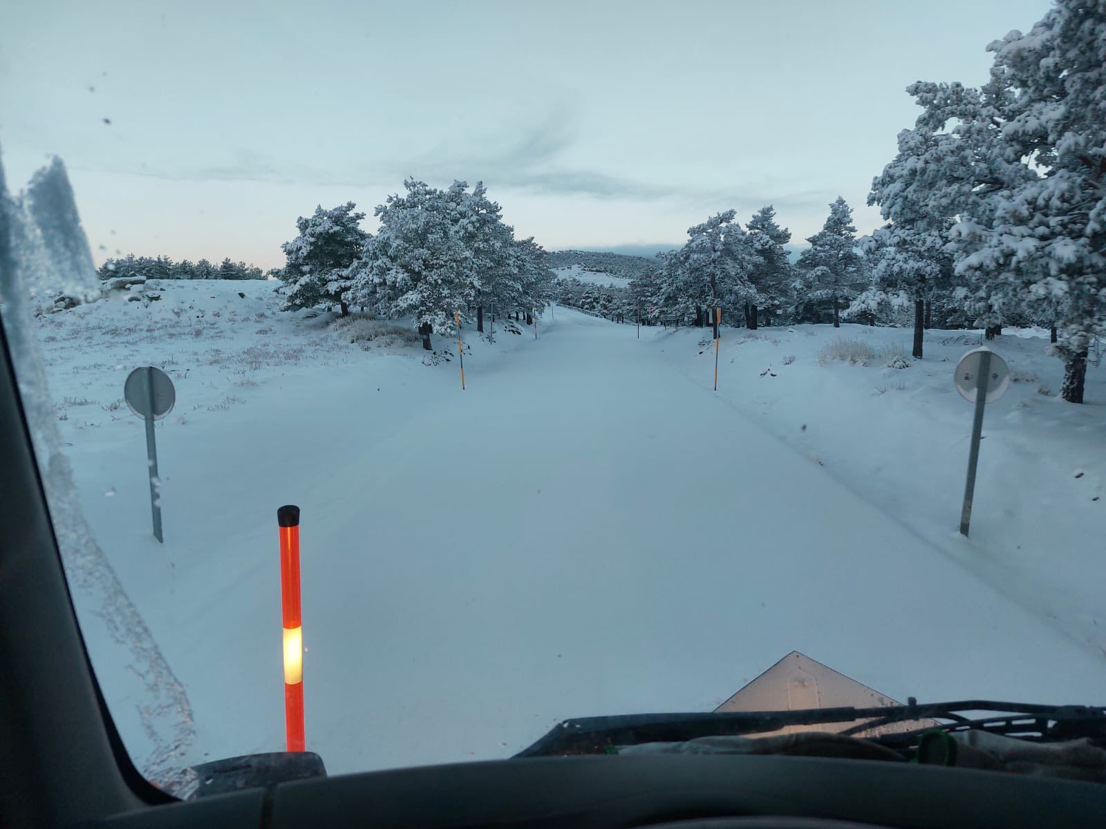 Última nevada en Almería este pasado 25 de diciembre.