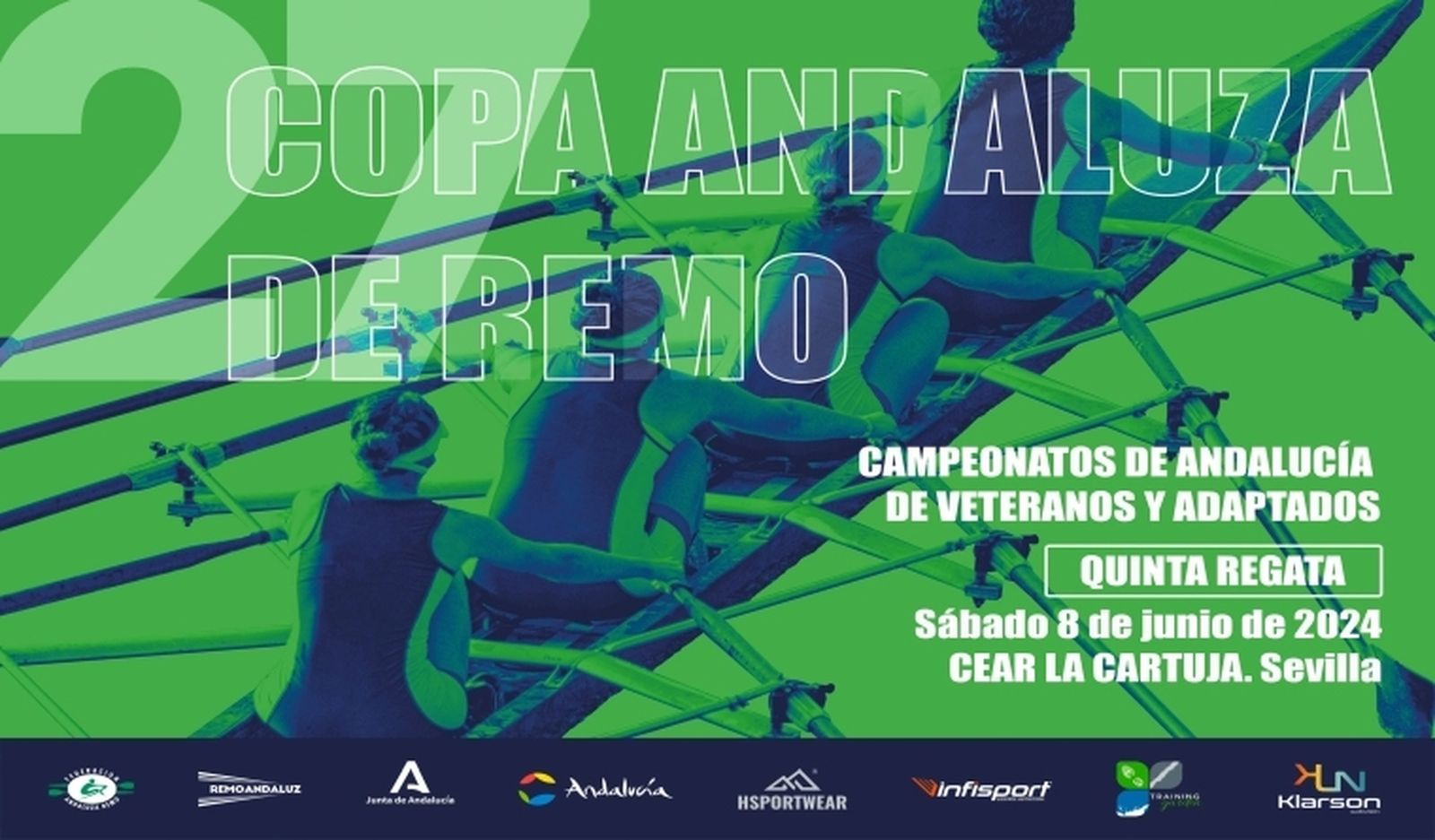 Cartel de la 27º edición de la Copa Andaluza de Remo