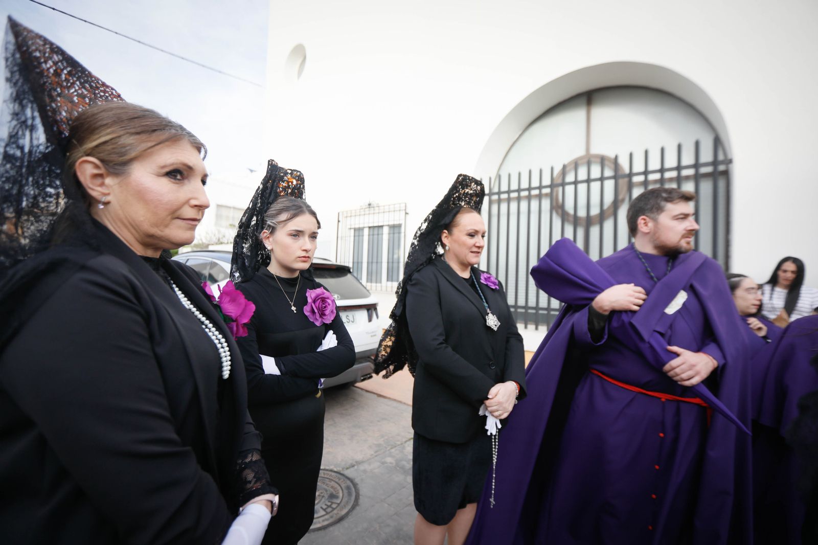 La procesión del Encuentro, en imágenes