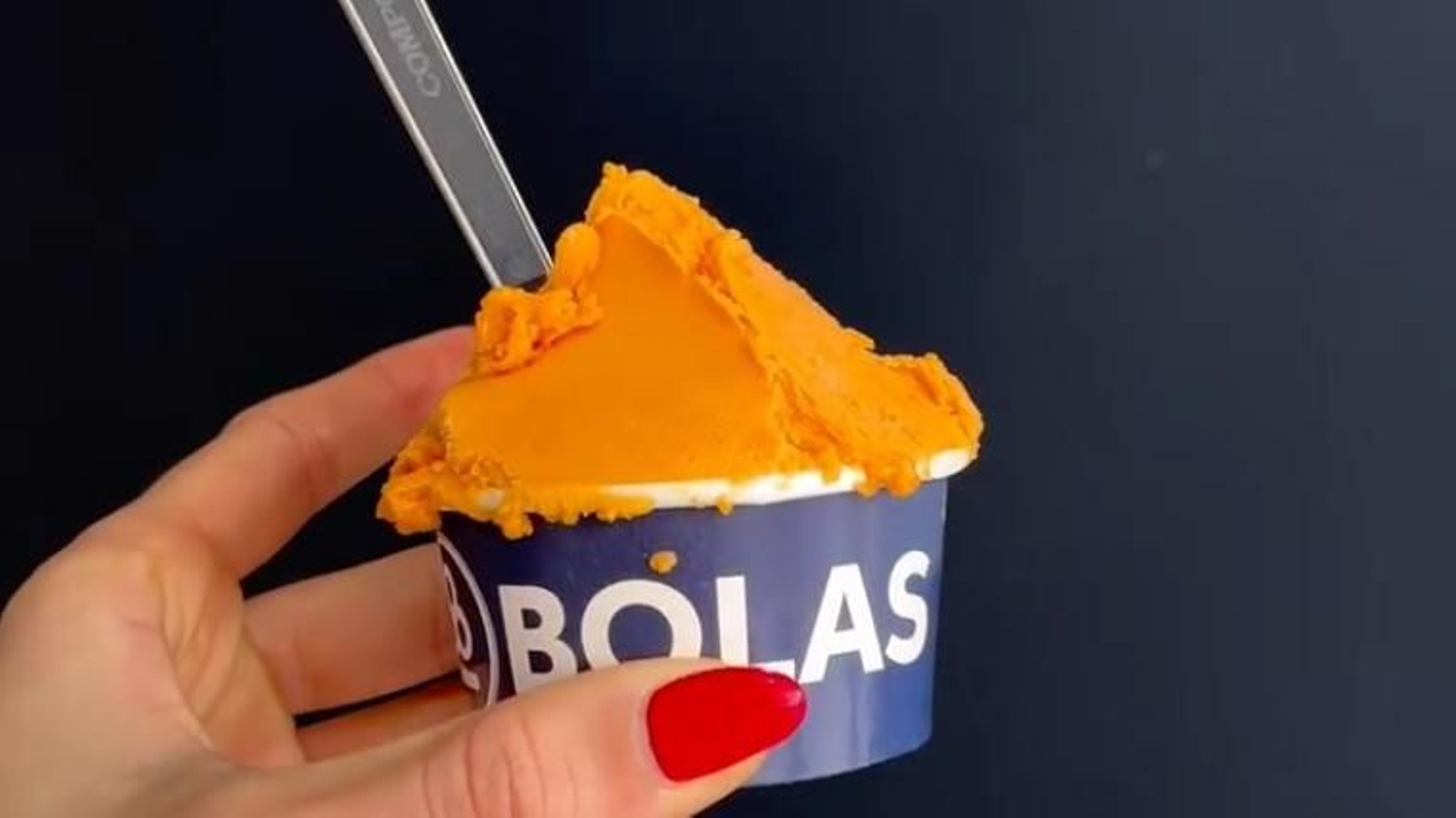 Helado de gazpacho de Hekadería Bolas Helado de gazpacho de Hekadería Bolas