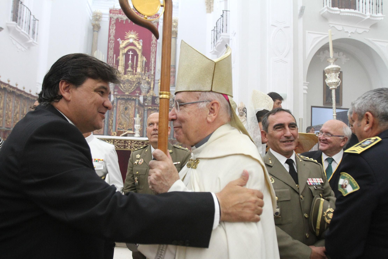 Procesión solemne de la Virgen de la Cinta.