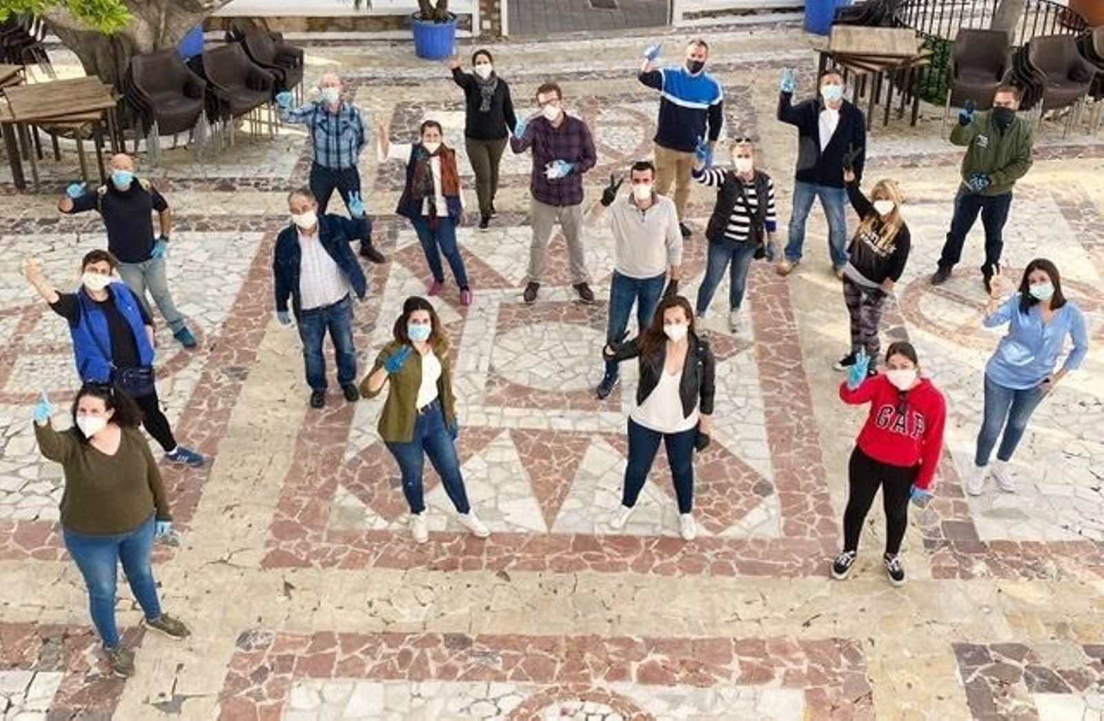 El equipo de gobierno municipal se ha ocupado del reparto