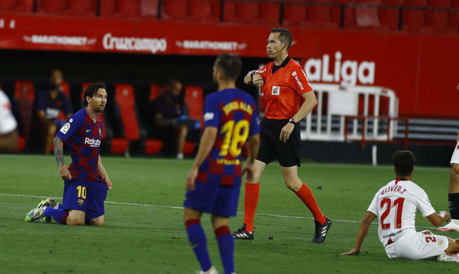 Las imágenes del Sevilla-Barcelona