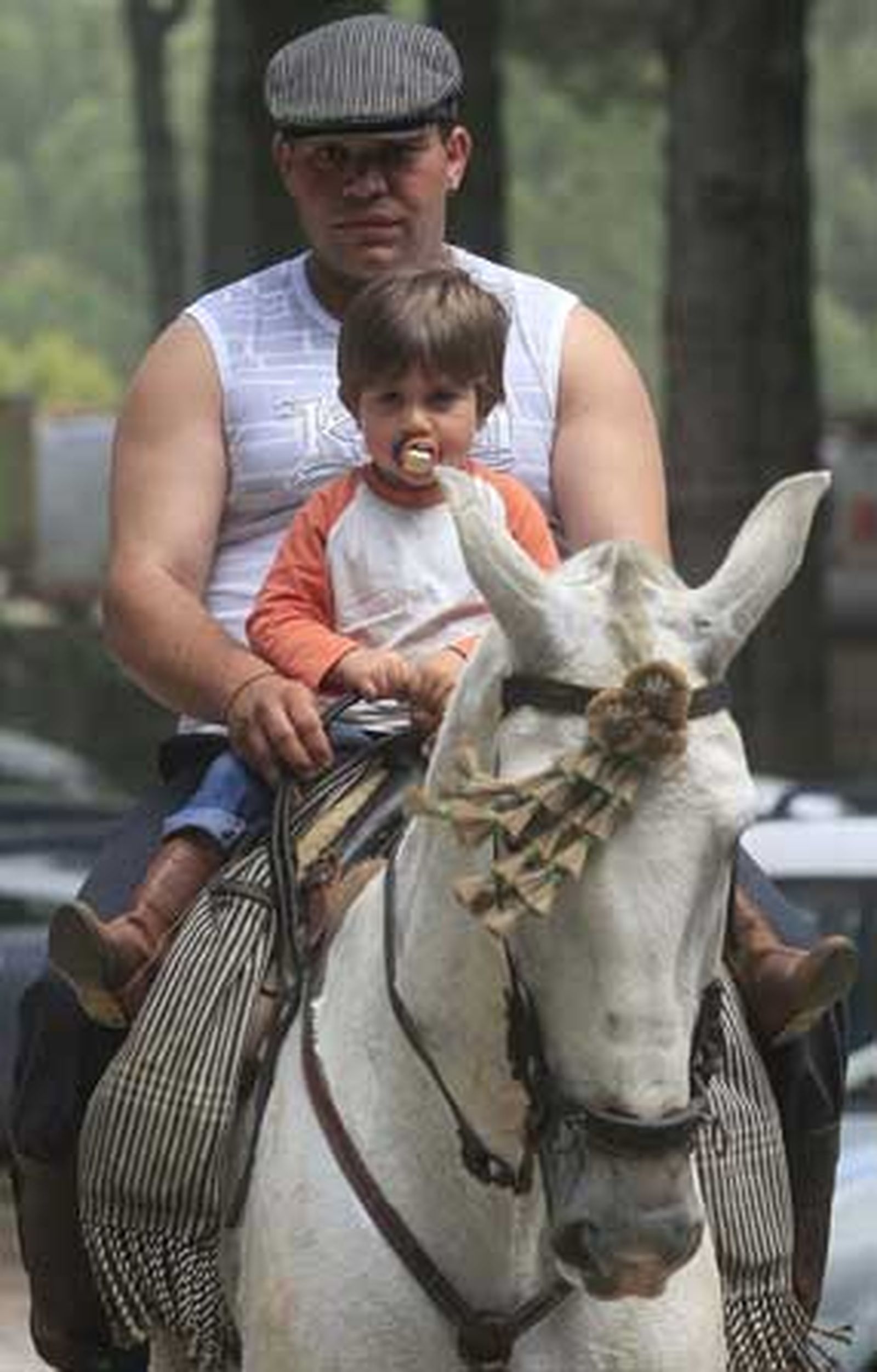 Los sanroqueños llenan el Pinar del Rey para estar con su patrón. La afluencia de pública desborda todas las previsiones de la organización

Foto: Erasmo Fenoy