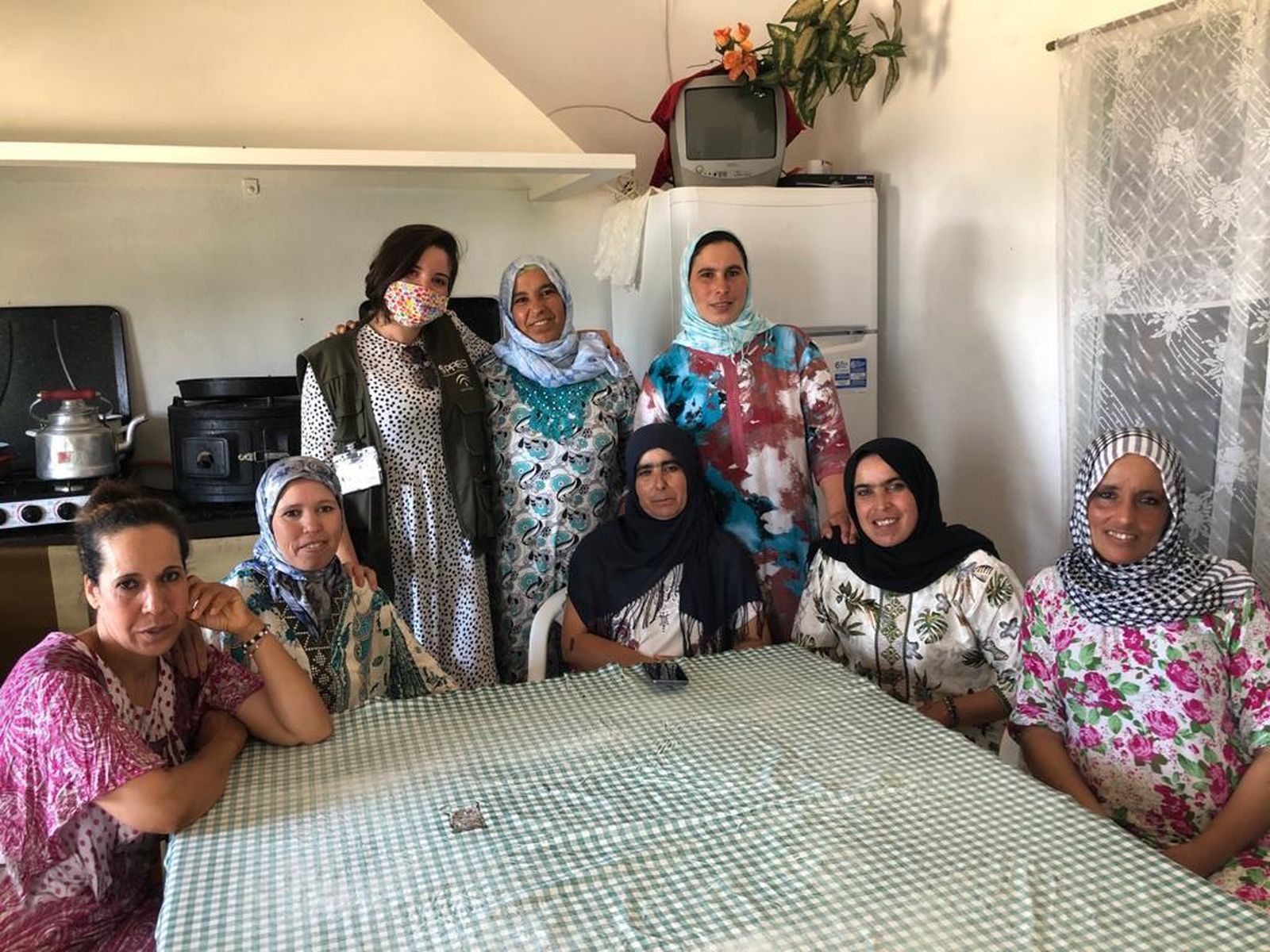 Un grupo de temporeras de Marruecos retenidas en Huelva.