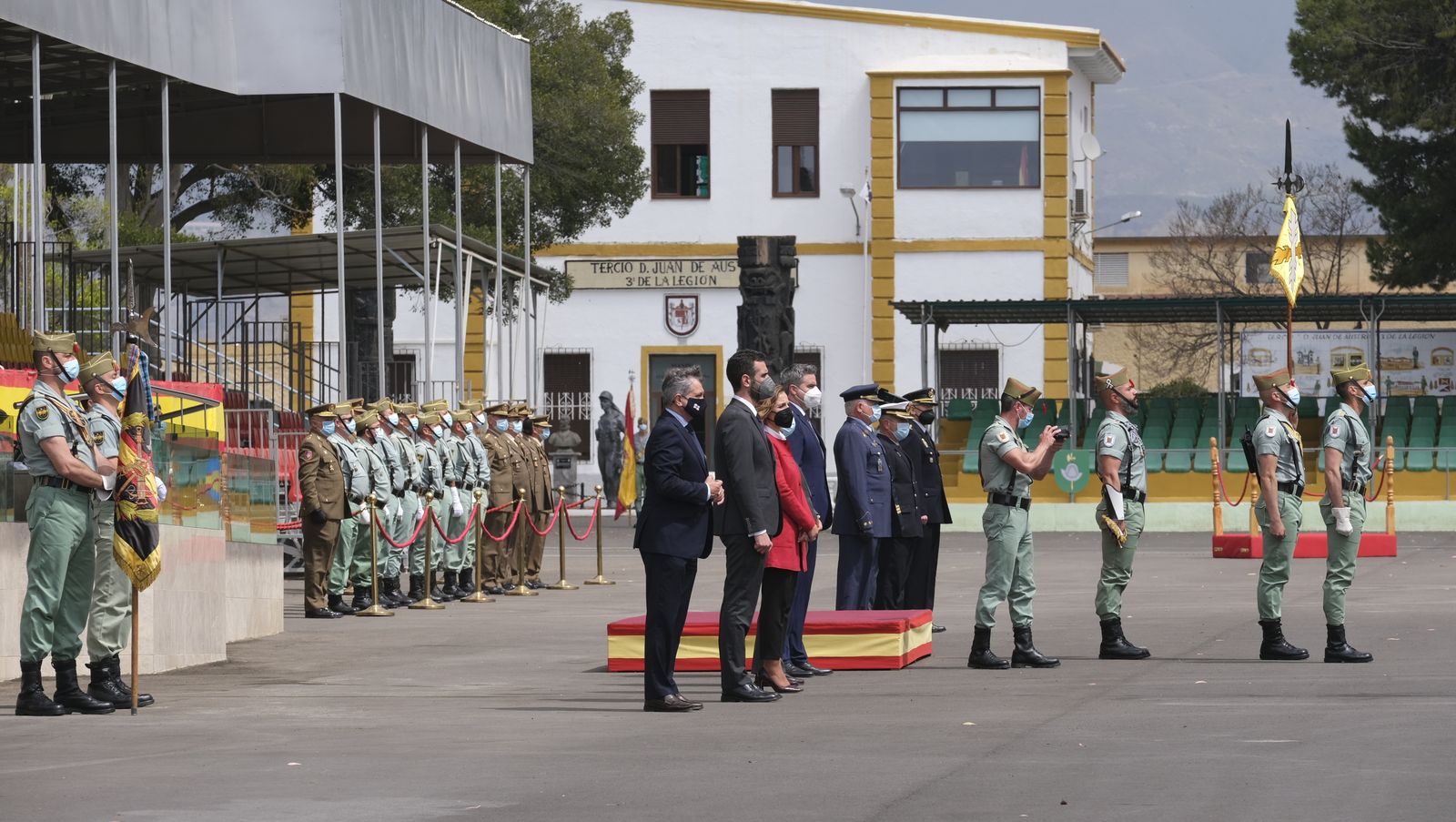 Fotogalería toma de posesión del General Melchor Marín Elvira. La Legión. Almería